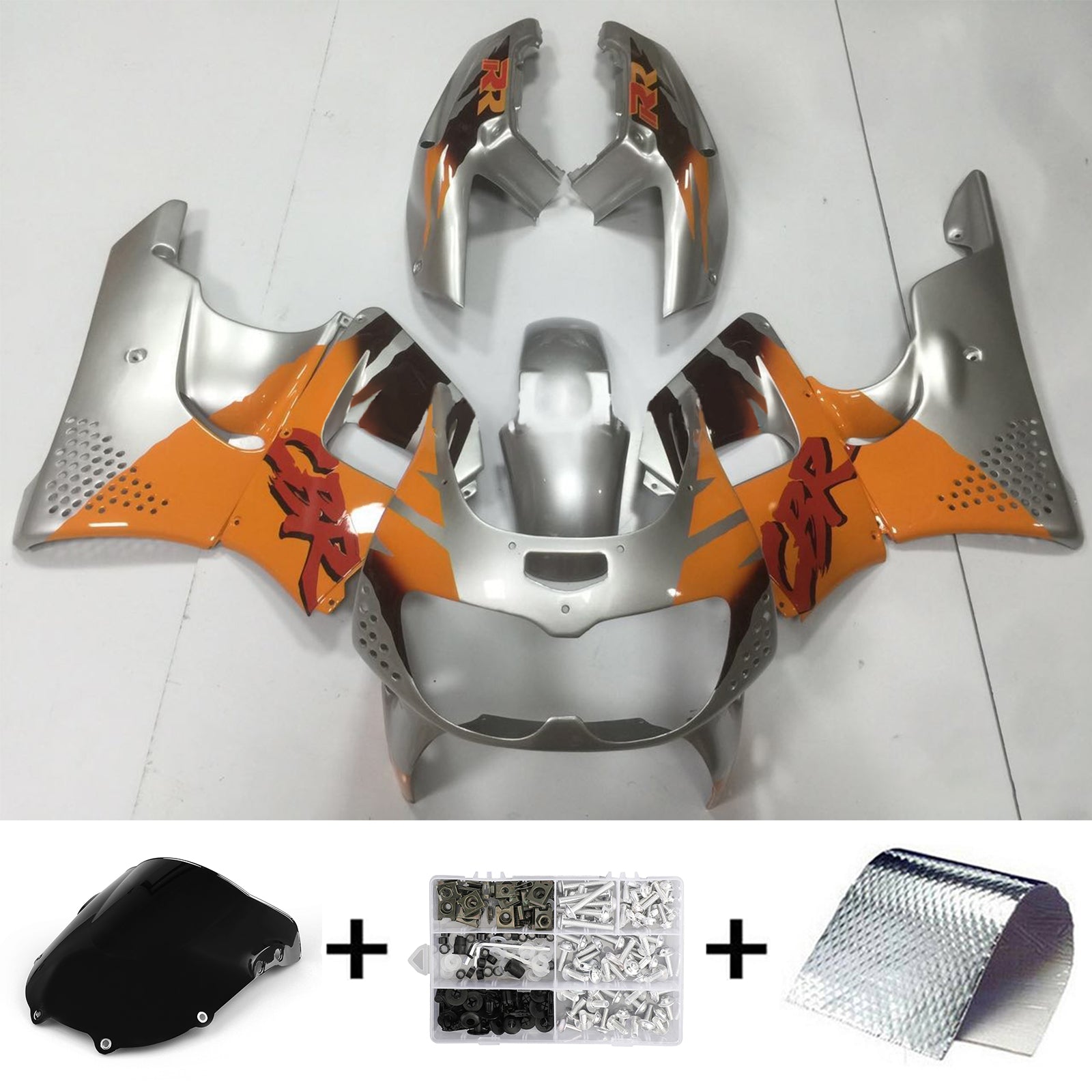 1994-1995 Honda CBR900RR 893 Amotopart Injection Fairing Kit Bodywork Plastic ABS #110