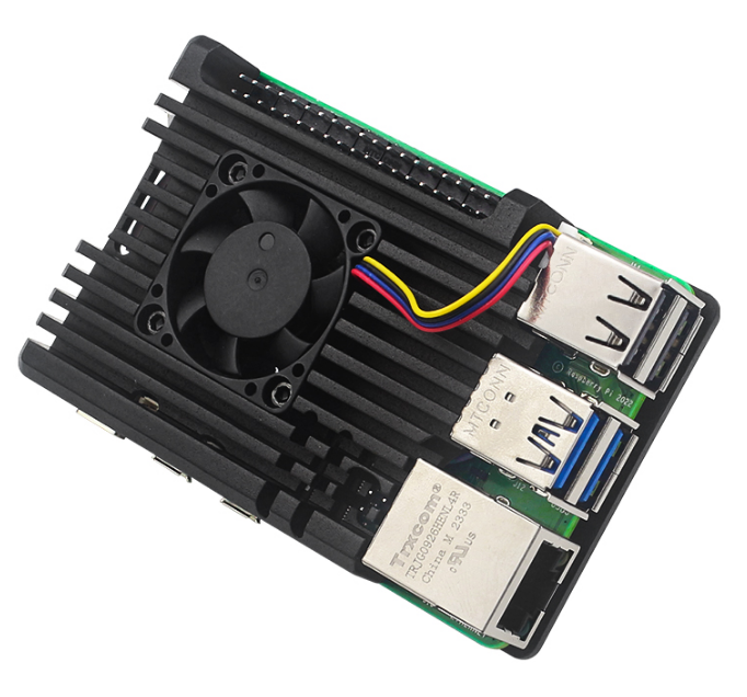 Metal Casing Raspberry Pi5 Resfriamento passivo Alumínio Casting Opcional Refrigere
