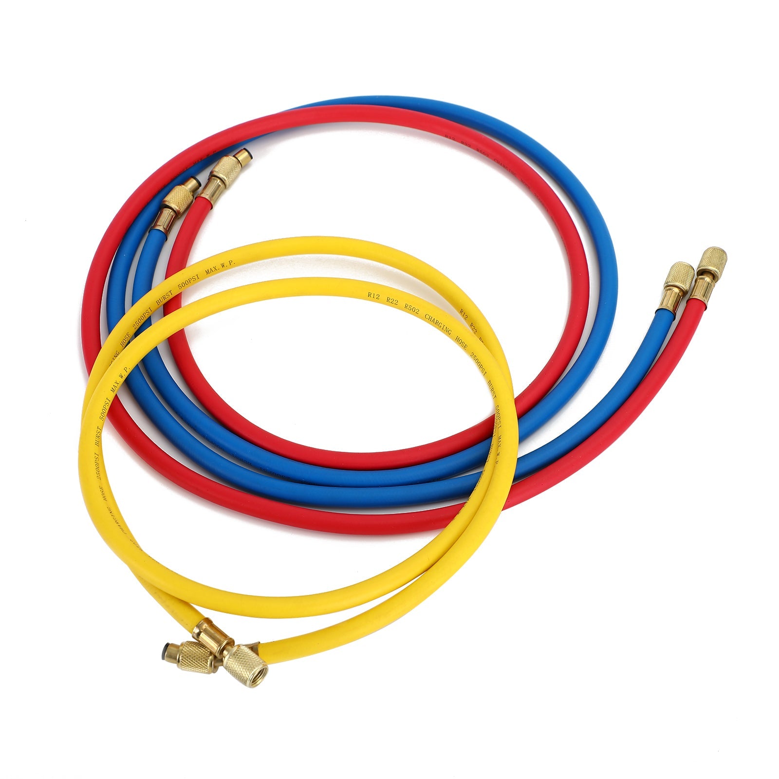 1/4" SAE 60" 5' Hadice na nabíjanie klimatizácie, rúrka na chladivo R134A, klimatizácia