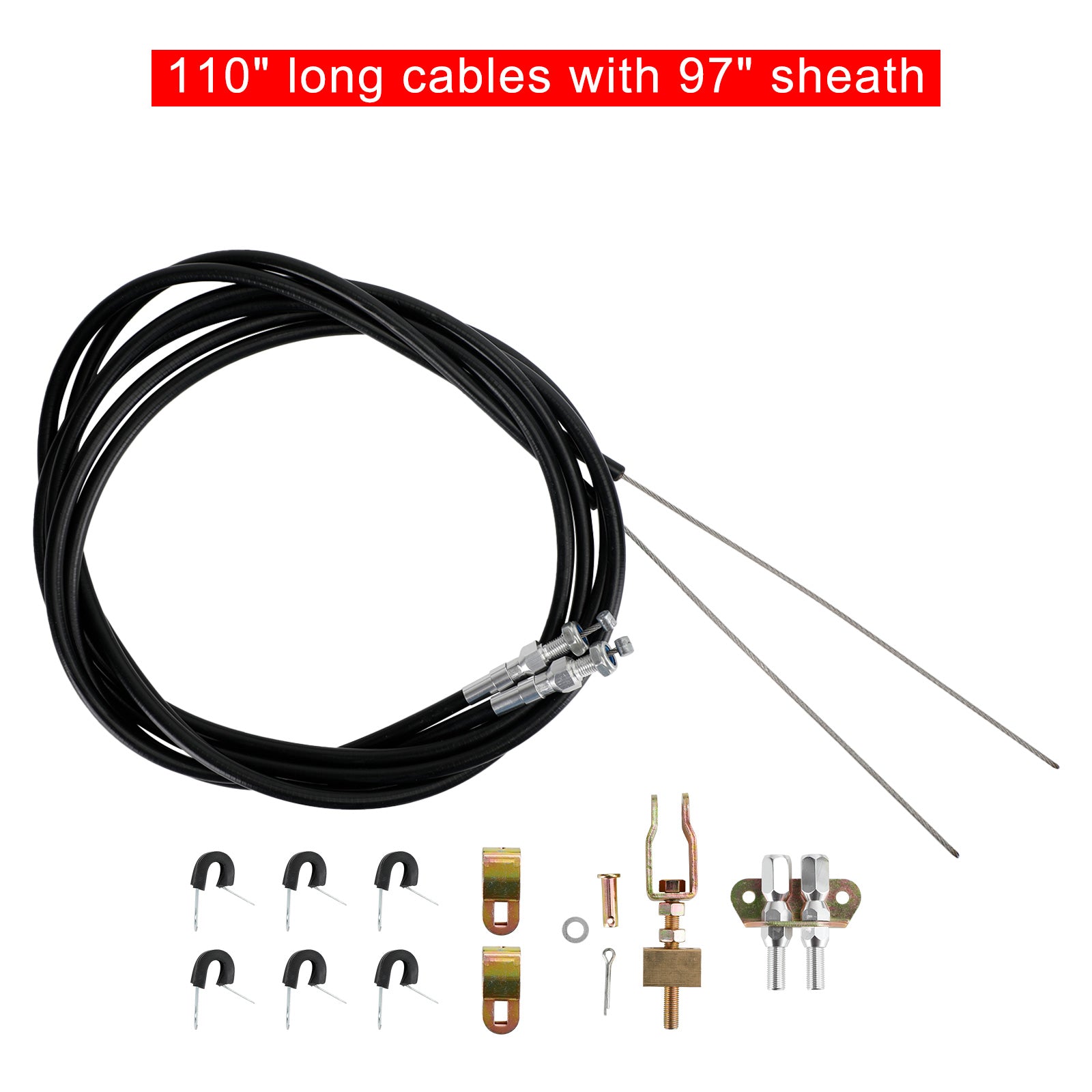 Cable de freno electrónico de emergencia para freno de estacionamiento trasero Universal CPP compatible con Wilwood 330-9371