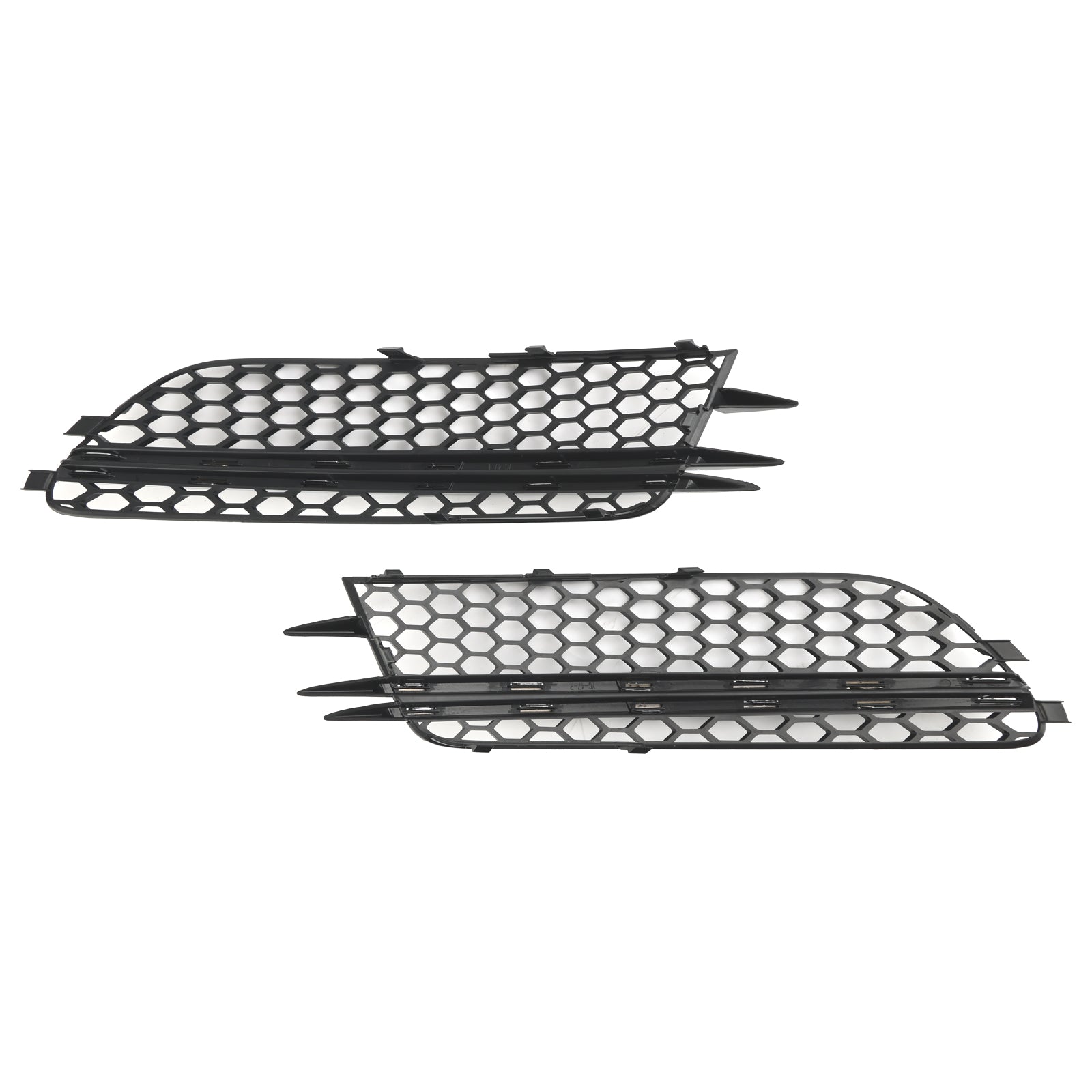 2012-2015 Audi A6 4G C7 2 STUKS Mistlamp Cover Bezel Bumper Grille