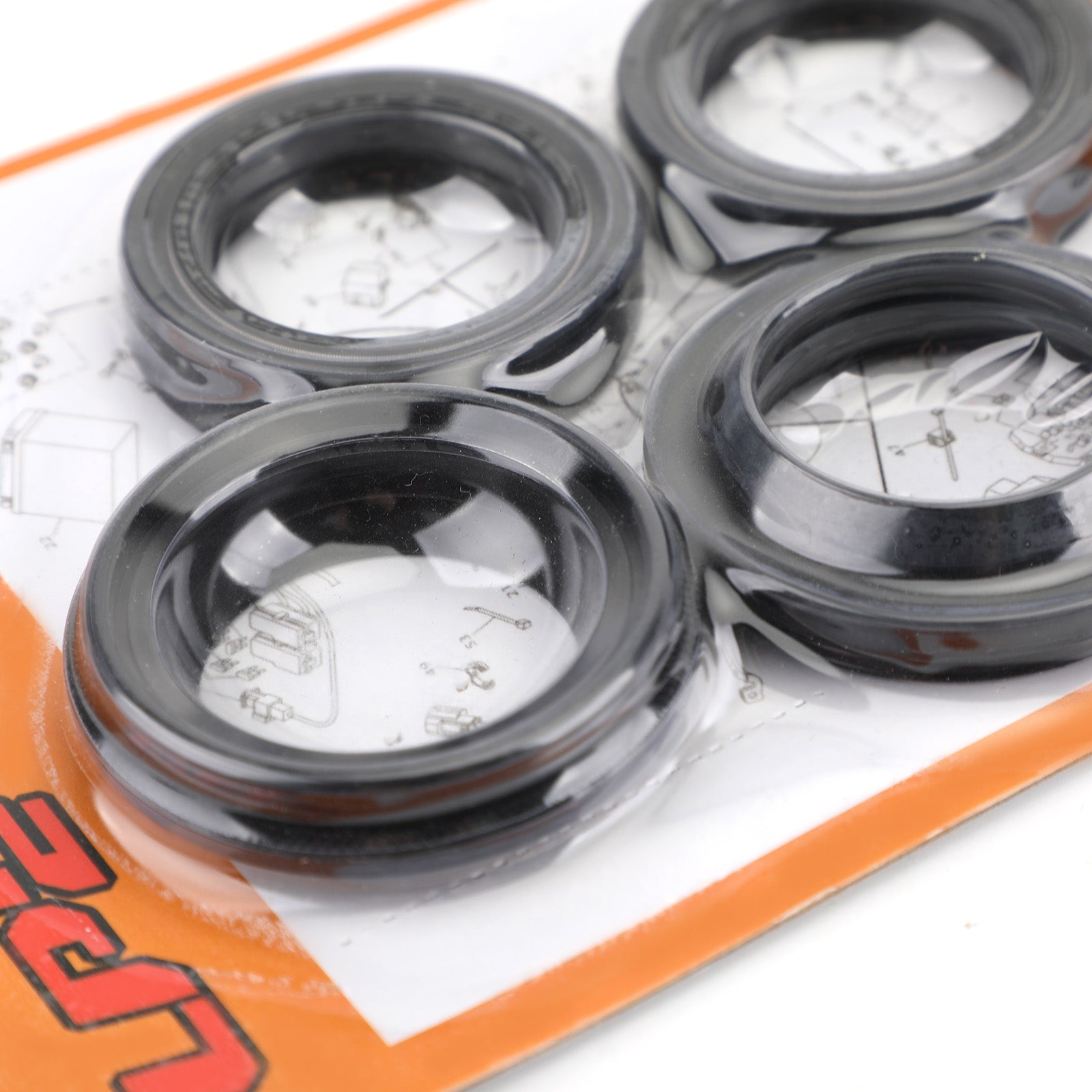 Fork Oil Dust Seal Kit för Honda CB 91255-KBH-003,51490-GS2-305,51490-KL4-951 Generic