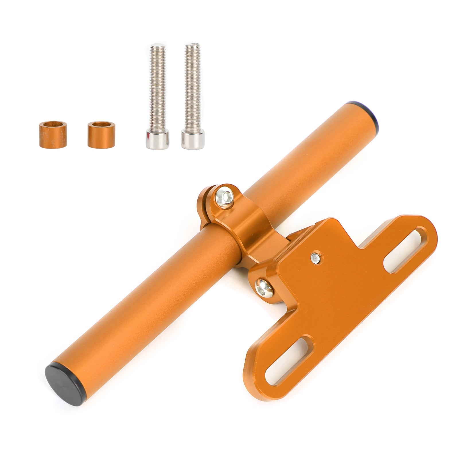 Soporte De Navegación Para Teléfono Soporte De Extensión Gps 22 Mm Para Motocicleta Moto Plata Genérico