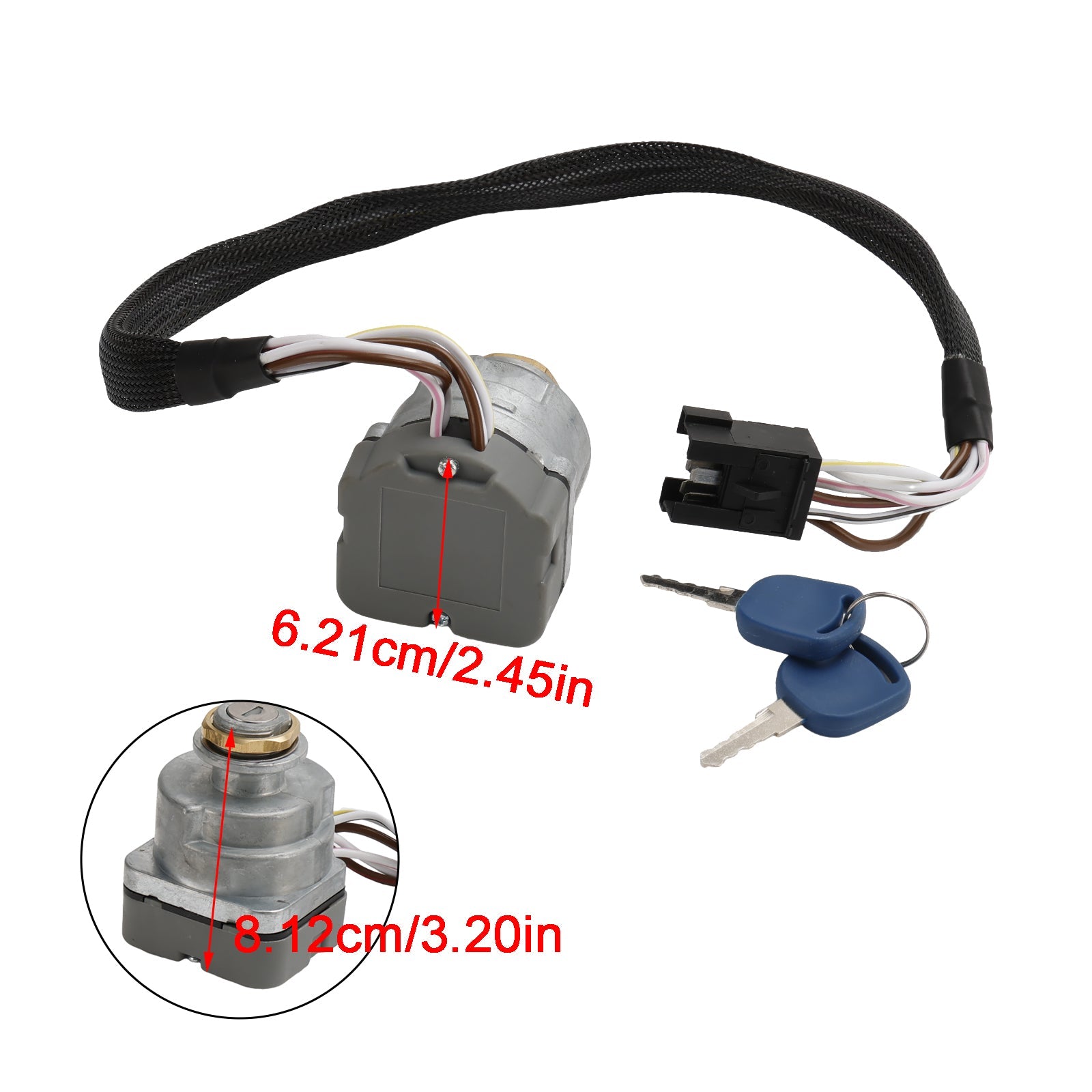 Interruptor de encendido 81864288 87561528 para Ford New Holland Tractor TS TM Series