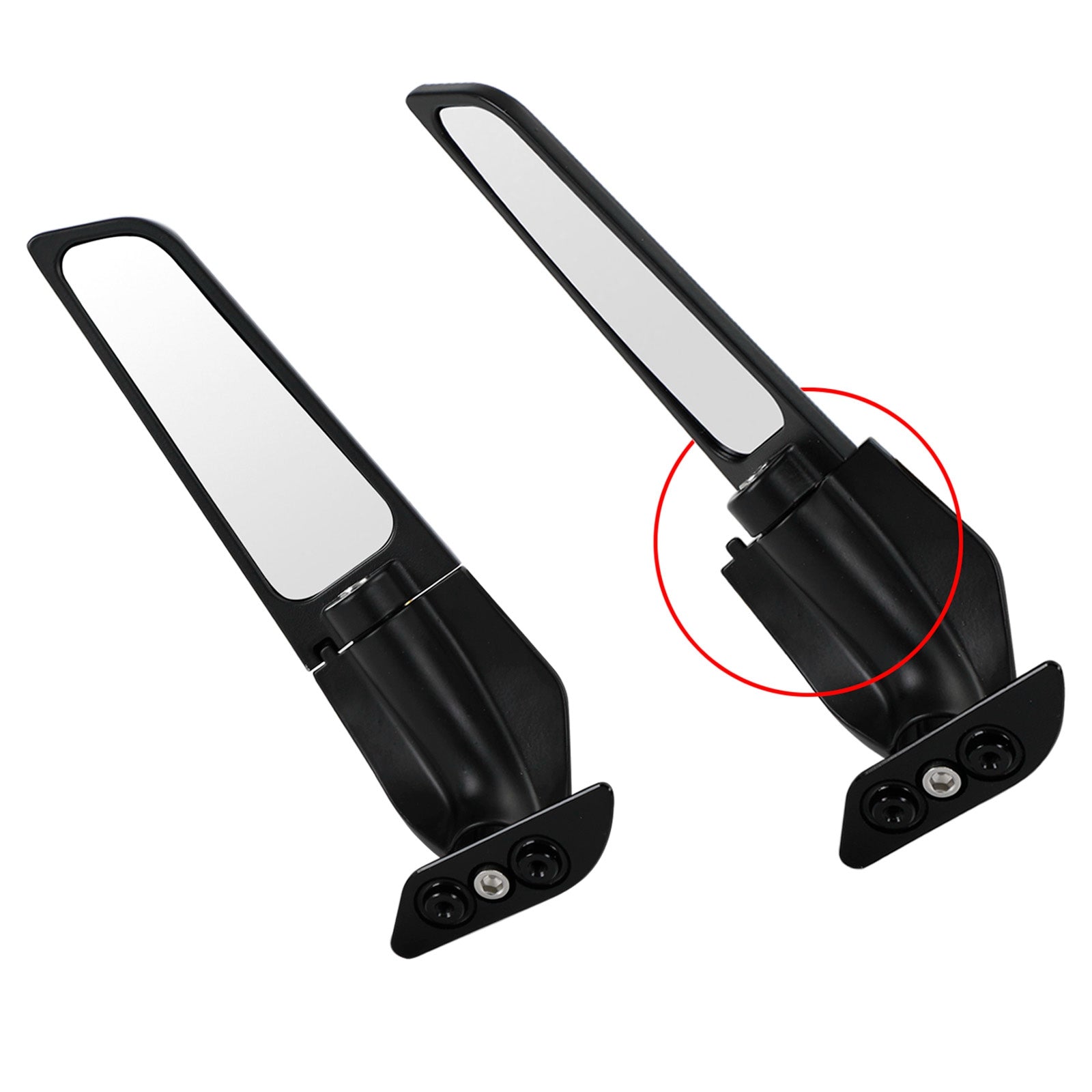 2015 - 2021 Ducati Panigale 959 1299 Swivel Wing Fin Bakview Mirrors