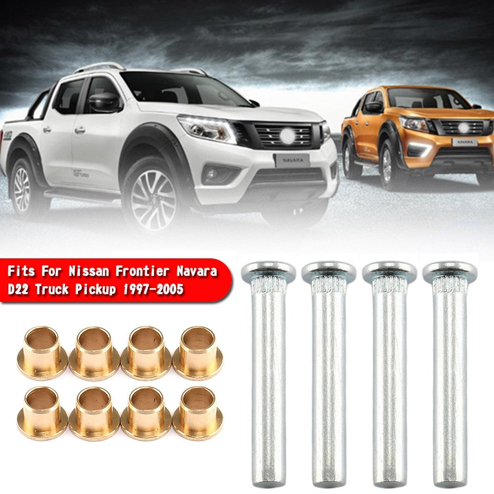 Kit de pasadores de bisagra de puerta para camioneta Nissan Frontier Navara D22 1997-2005