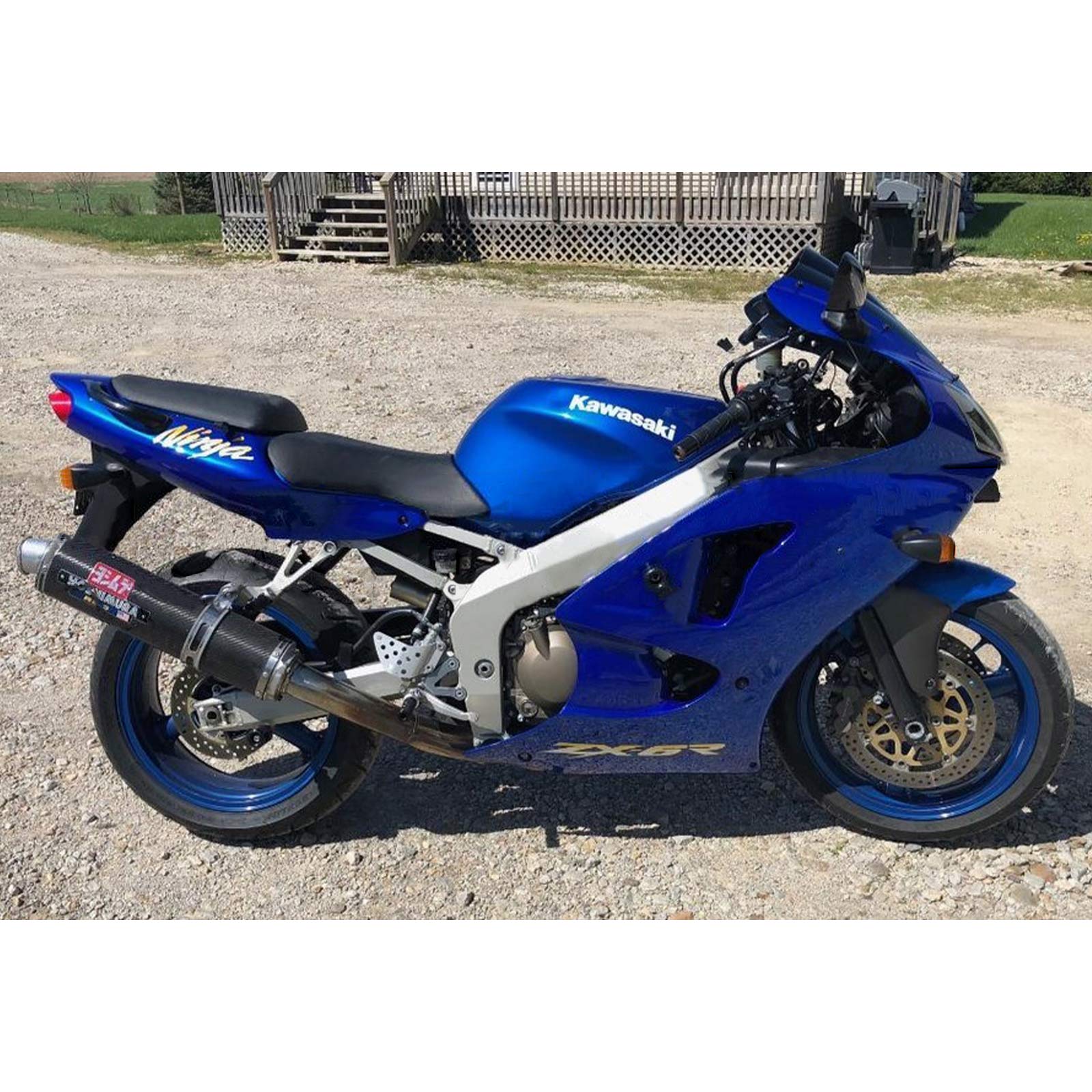 2000-2002 Kawasaki ZX6R Fairing Bright Blue Kit