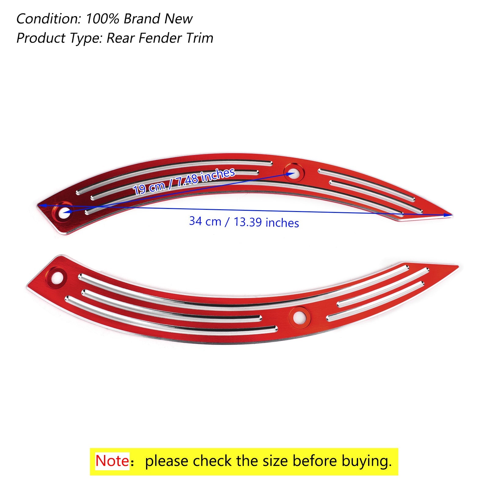 Honda 2017-2019 REBEL CMX500 CMX300 motorfiets achterspatbord sierplaat