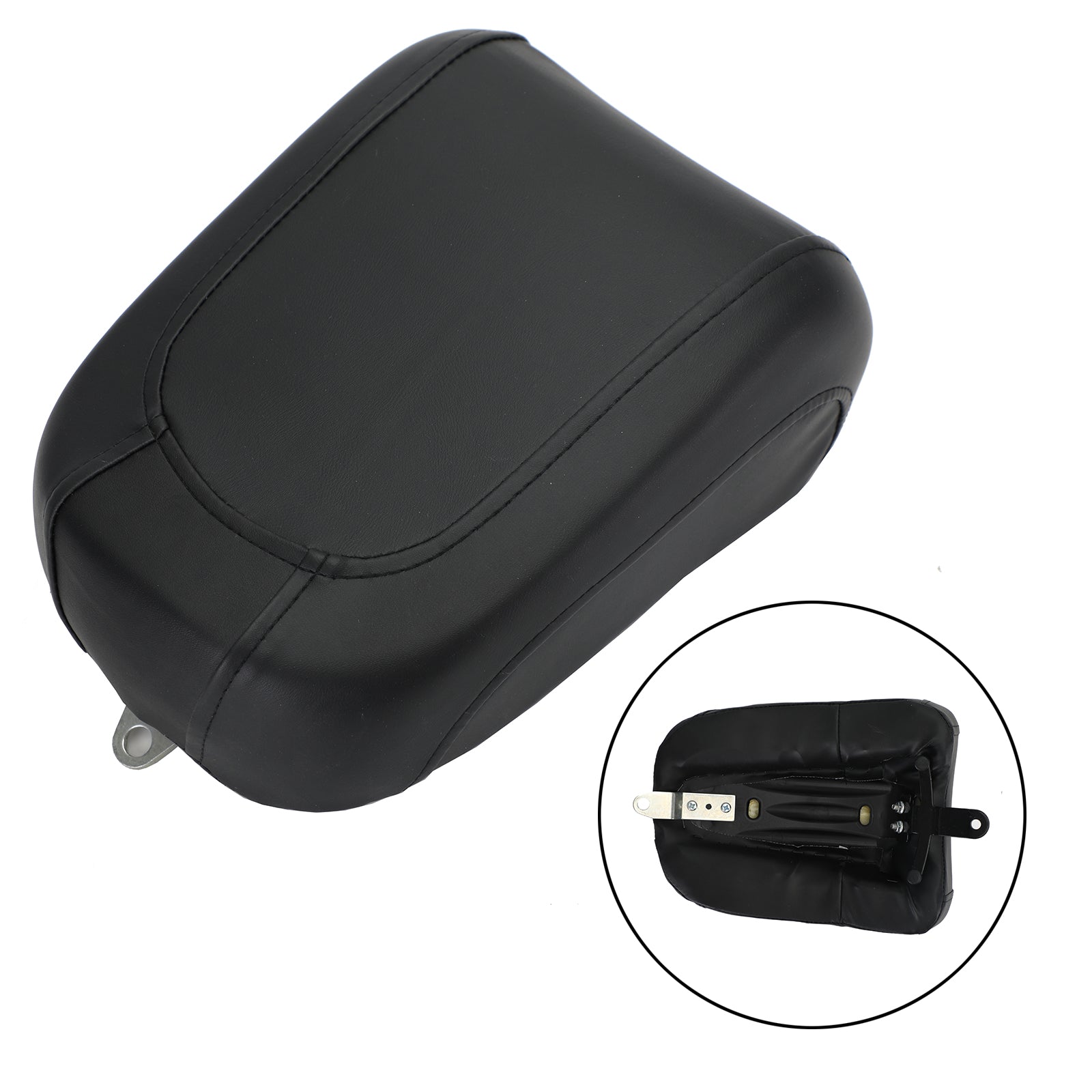 Achterpassagiersstoel zwart kussen geschikt voor Harley Flstsb Cross Bones 08-11