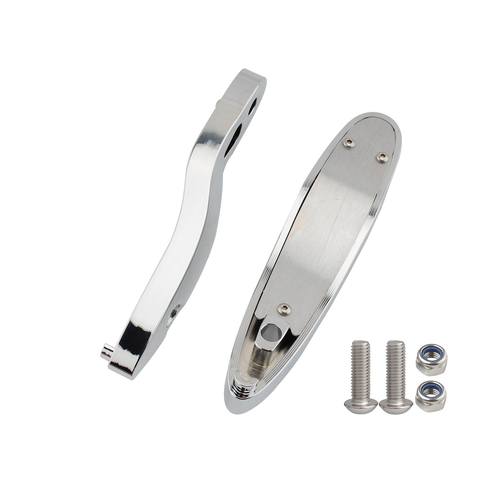 Kit de reubicación de placa de matrícula de soporte de extensión de señal de giro apto para Softail 00-20 negro