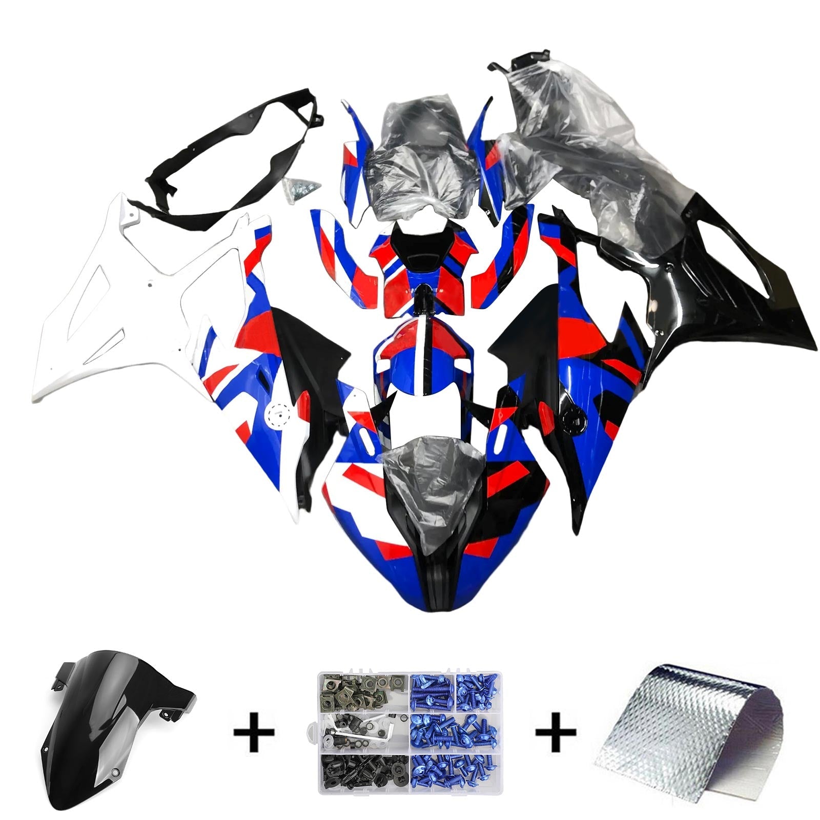 2019-2022 BMW M1000RR S1000RR KIT FAIRING BOSTWORD PLAST ABS