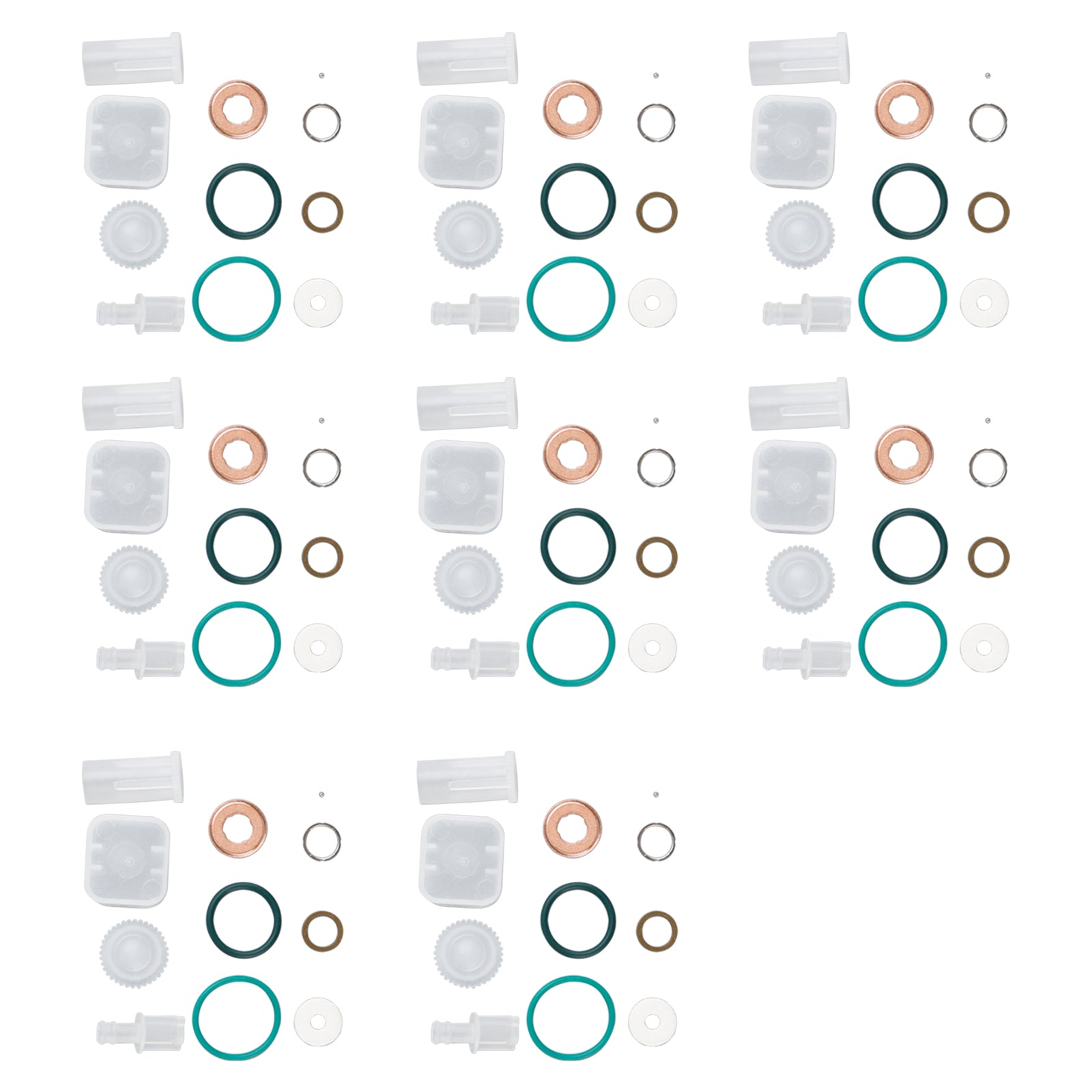 Kit de réparation d'injecteur de carburant, 8 pièces, pour Chevy GMC Duramax 6,6l 2004 – 2005 Diesel