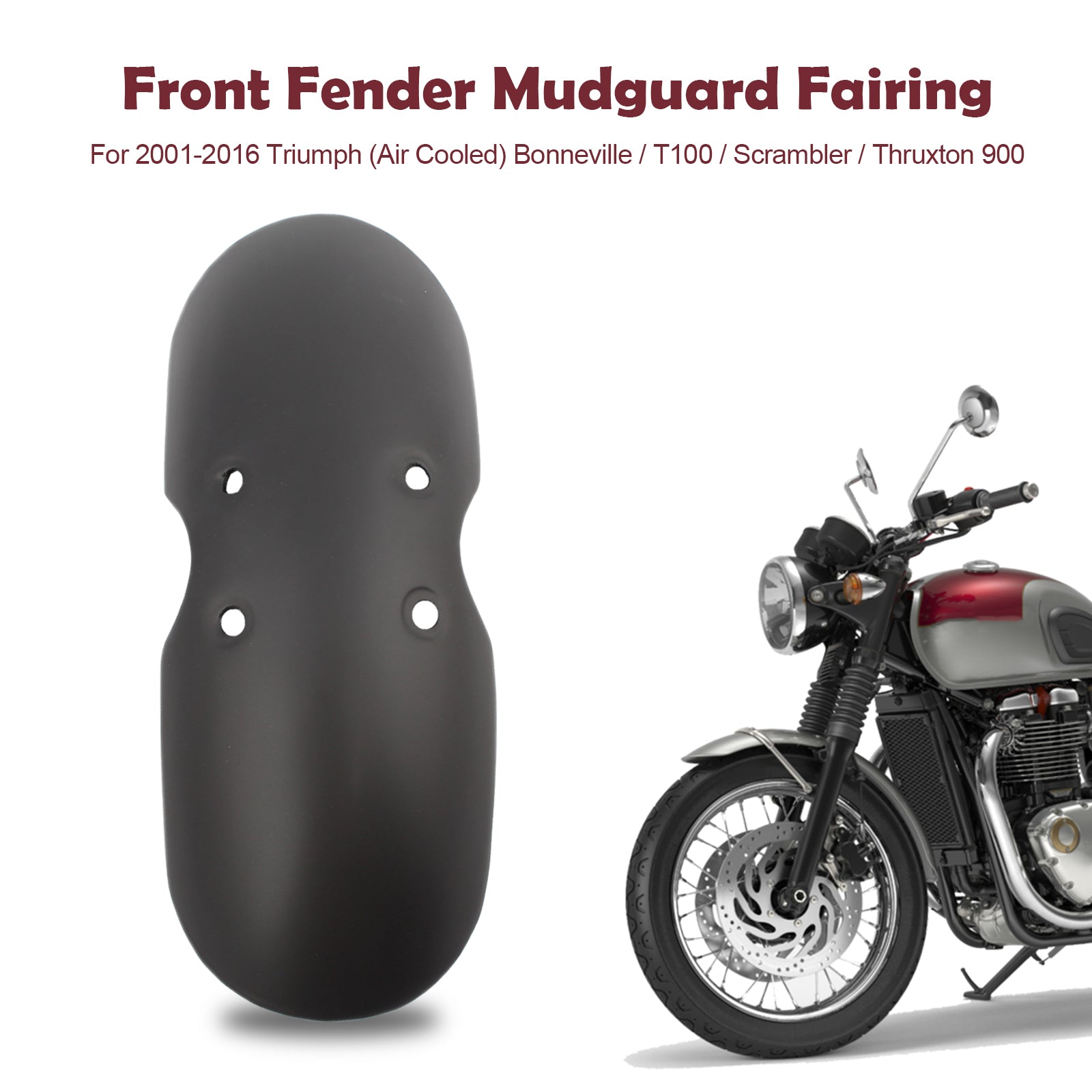 2001-2016 Bonneville T100 Scrambler Thruxton voorspatbordspatbord