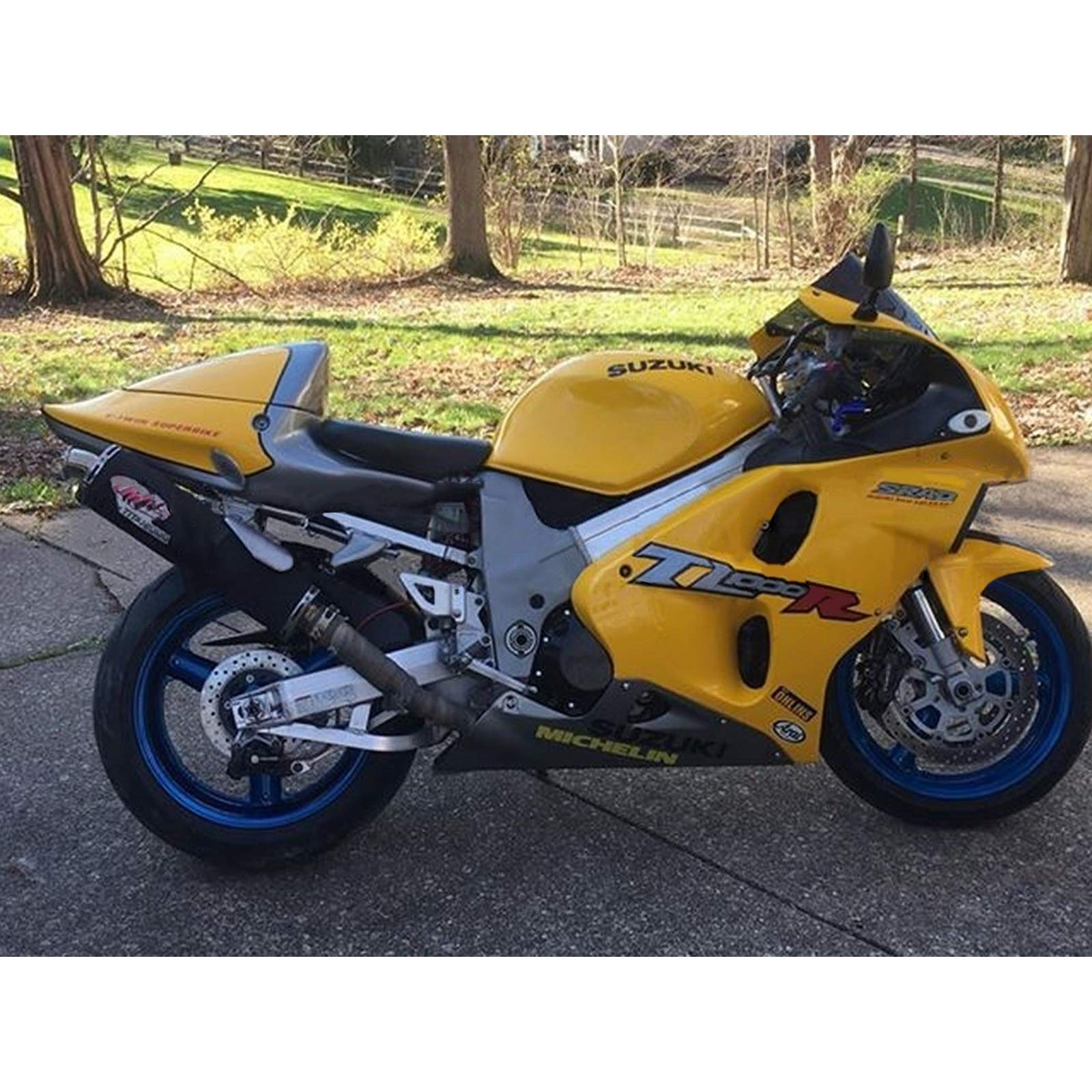 1998-2003 Suzuki TL1000R Amotopart Injection Kit de camerage de camers Bodywork Plastic Abs # 113