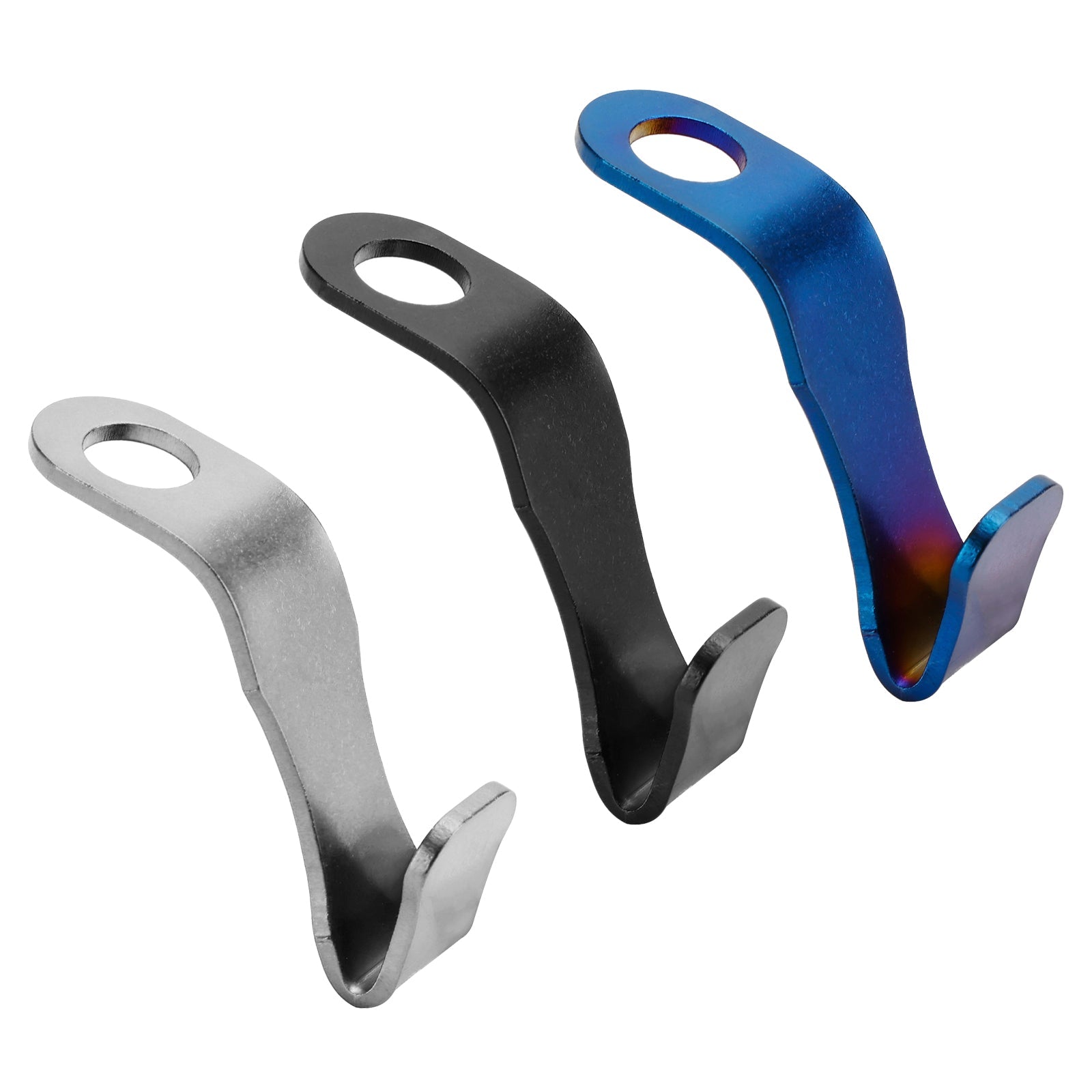 Helmhaakhanger Opslaghouder Accessoires Universeel Geschikt voor motorfietsen Zilver