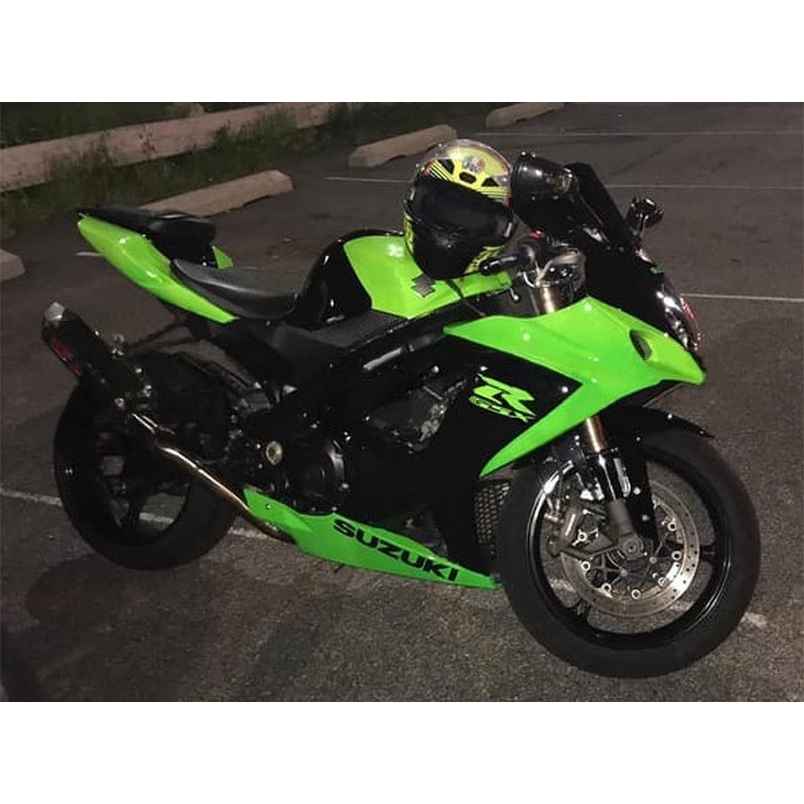 2007-2008 Suzuki GSXR1000 K7 Kit de carenagem de injeção AMOTOPT KIT BODYWORK ABS #118