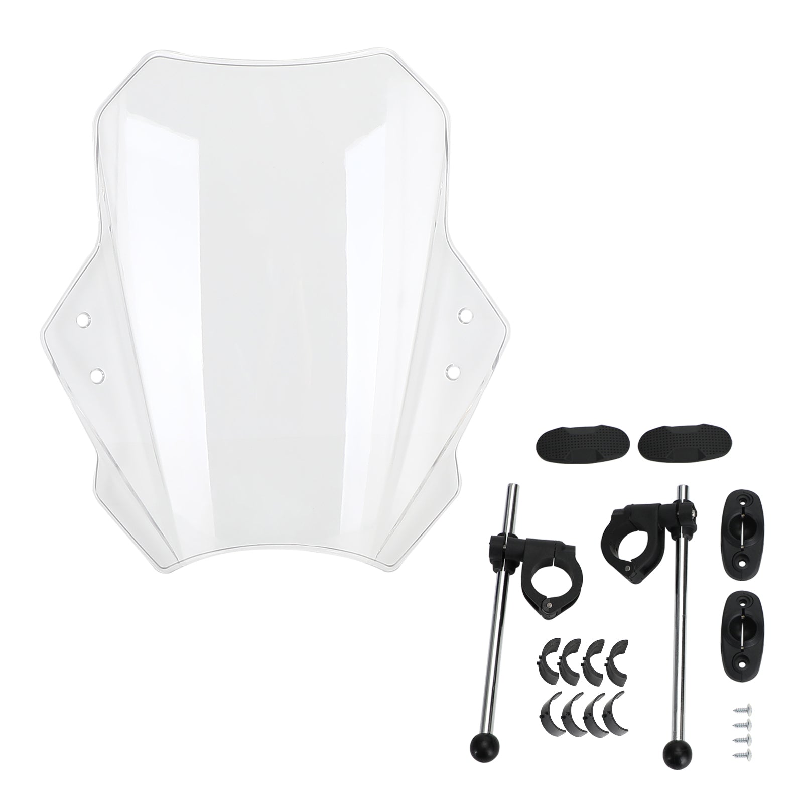 Parabrisas Universal para motocicleta, parabrisas ajustable, manillar de 22MM, 25MM y 28MM