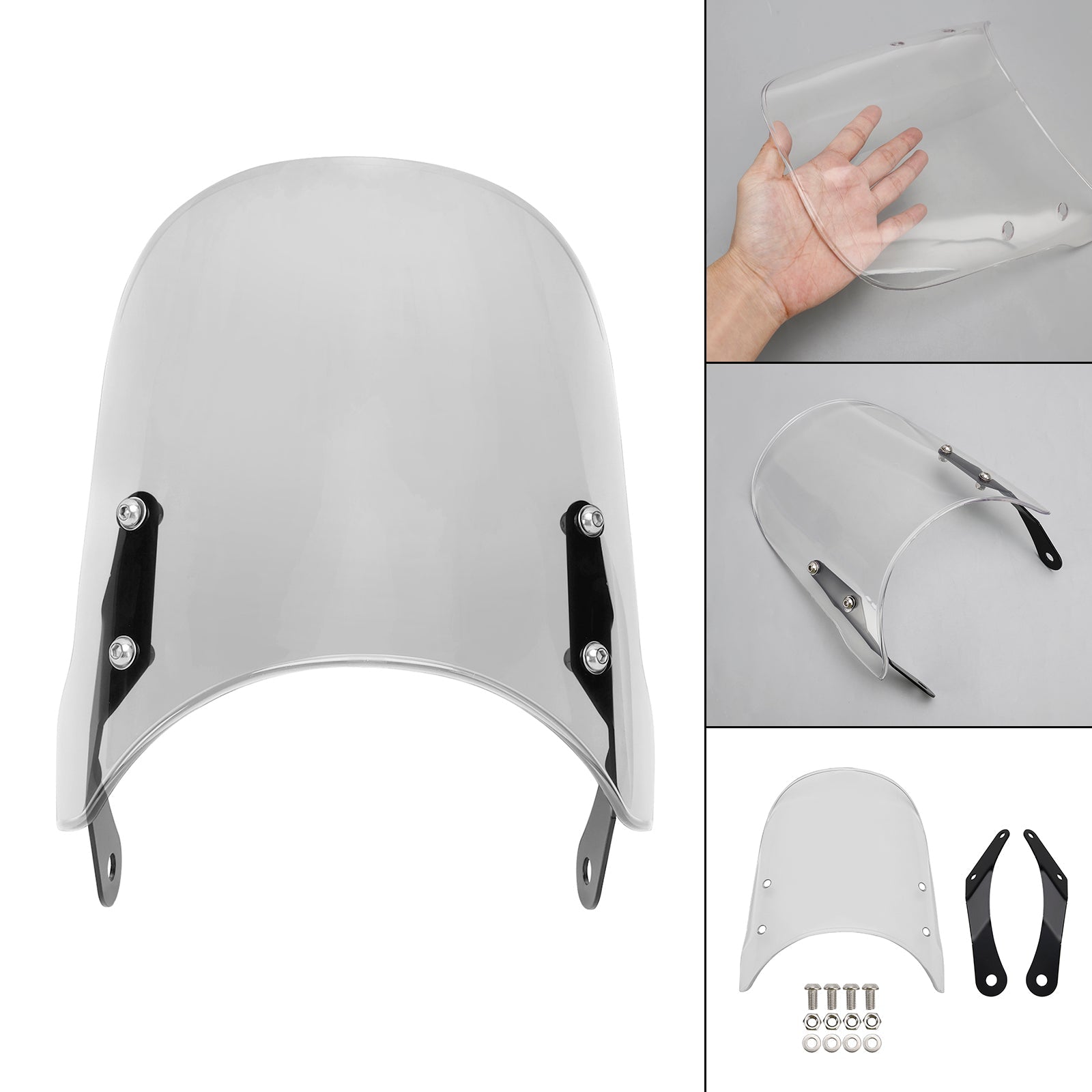 Windshield Windscreen Fit for Yamaha XSR 700 900 HONDA CB400 CB1100 CB1300