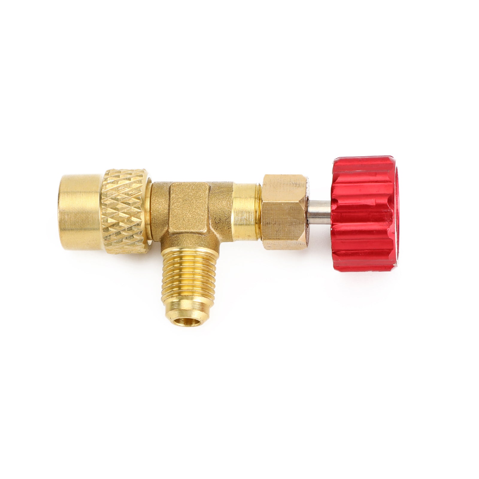 R410A kylpåfyllningsventiladapter 1/4" SAE-hane till 5/16" SAE Famale
