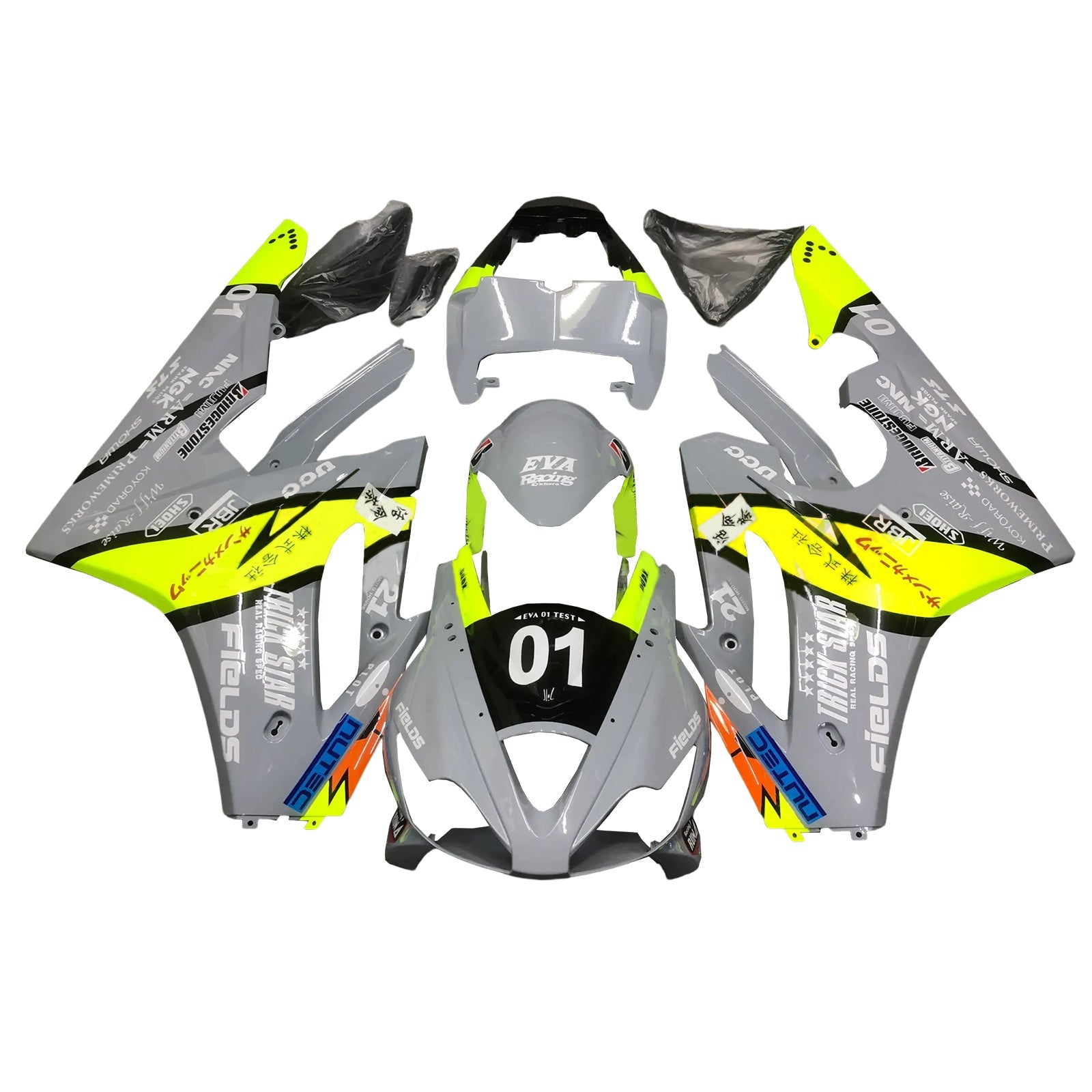 2006-2008 Triumph Daytona 675 Kit de carénage kit de carrosserie en plastique Abs