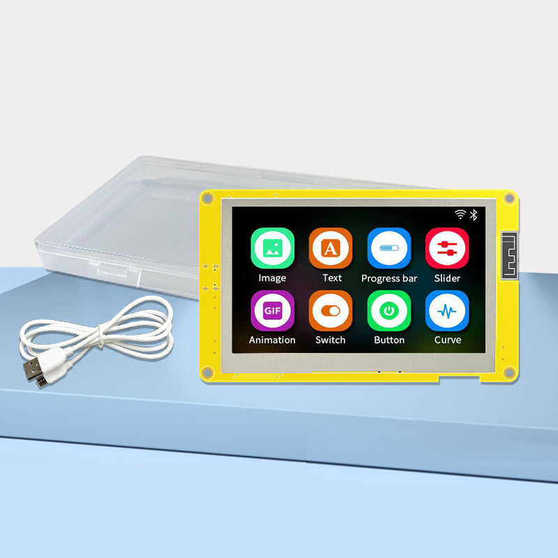 ESP32-utvecklingskort 4.3" LCD Smart Display WiFi Bluetooth-modul PSRAM 16M