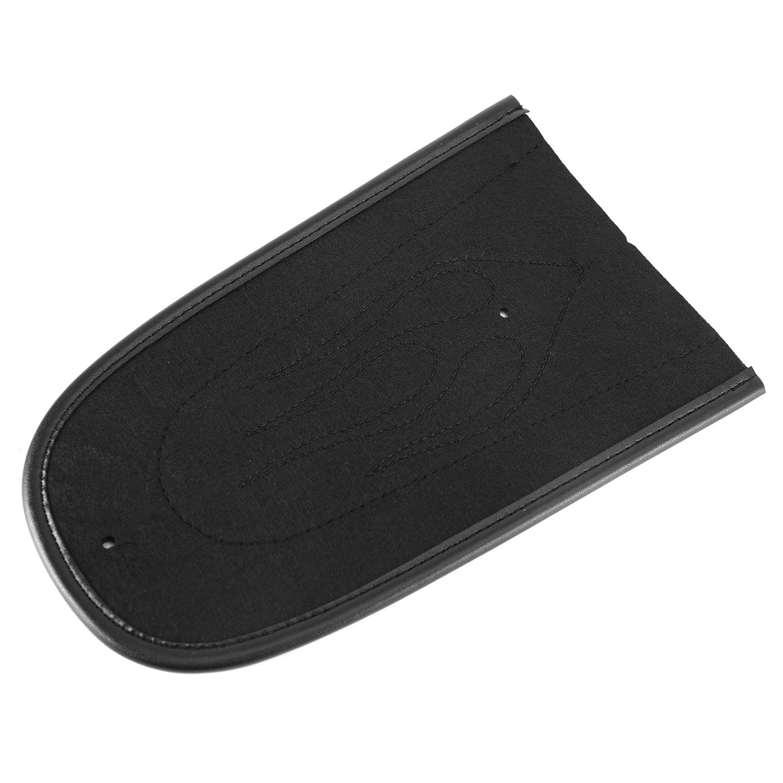 Areyourshop – bavoir de garde-boue arrière en cuir PU noir, point de flamme, siège Solo, pour Sportster 1200 883