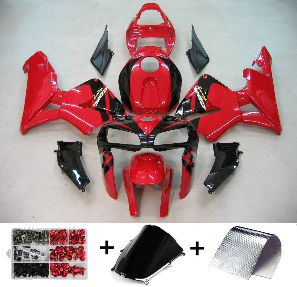Kit de carenado rojo Honda CBR600RR F5 2005-2006