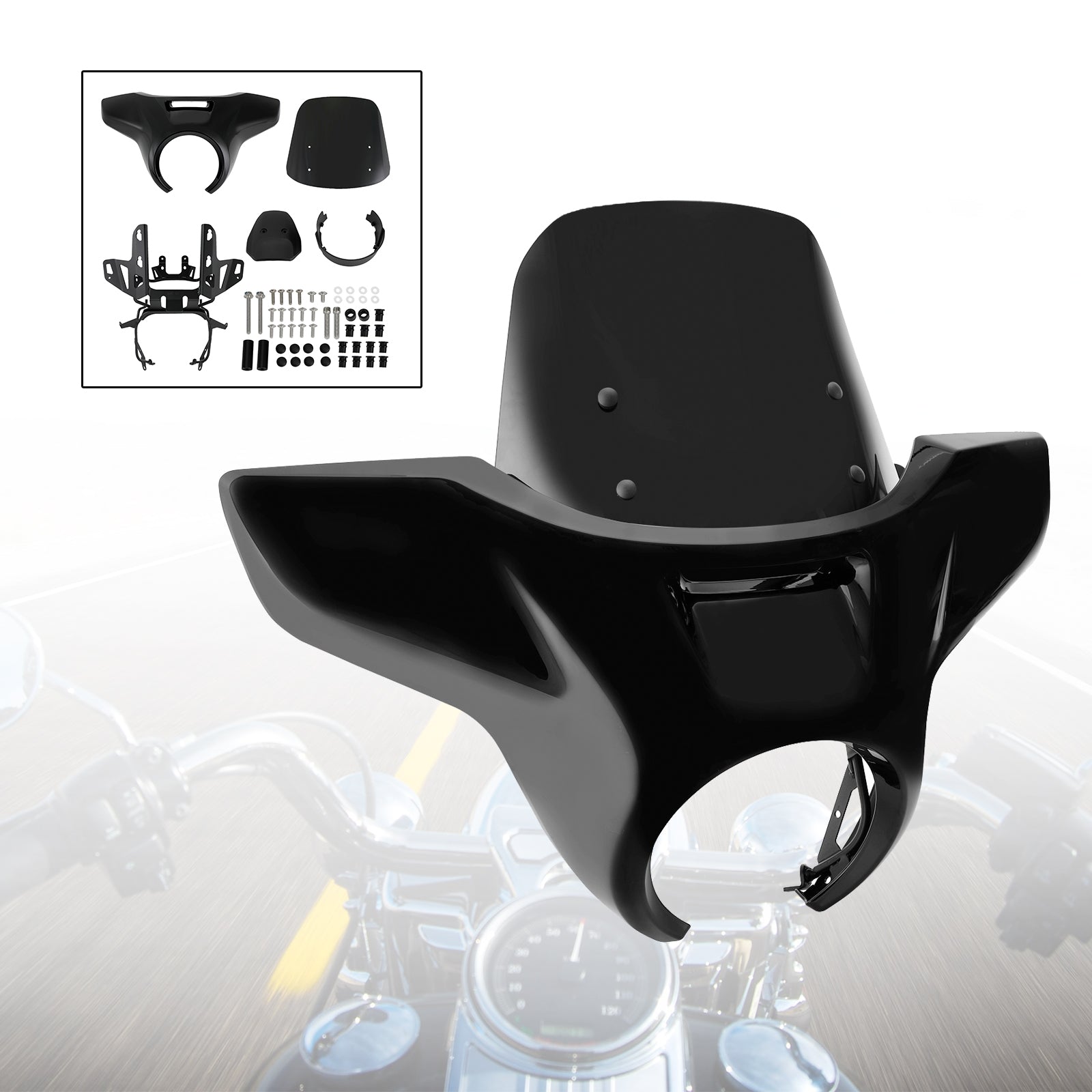 ABS Motocyklové čelné sklo čelného skla vhodné pre Honda CM1100 2021-2022 FedEx Express