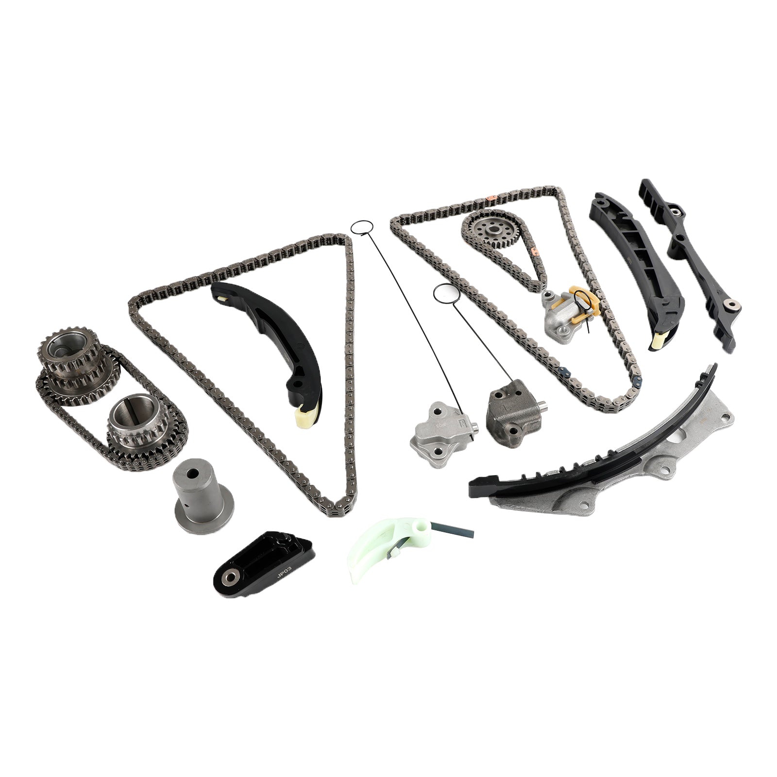 Timingkedjesats för Maserati Ghibli Levante Quattroporte 3.0TT V6 -motor 323513 299481 323476 323474 323475 339036