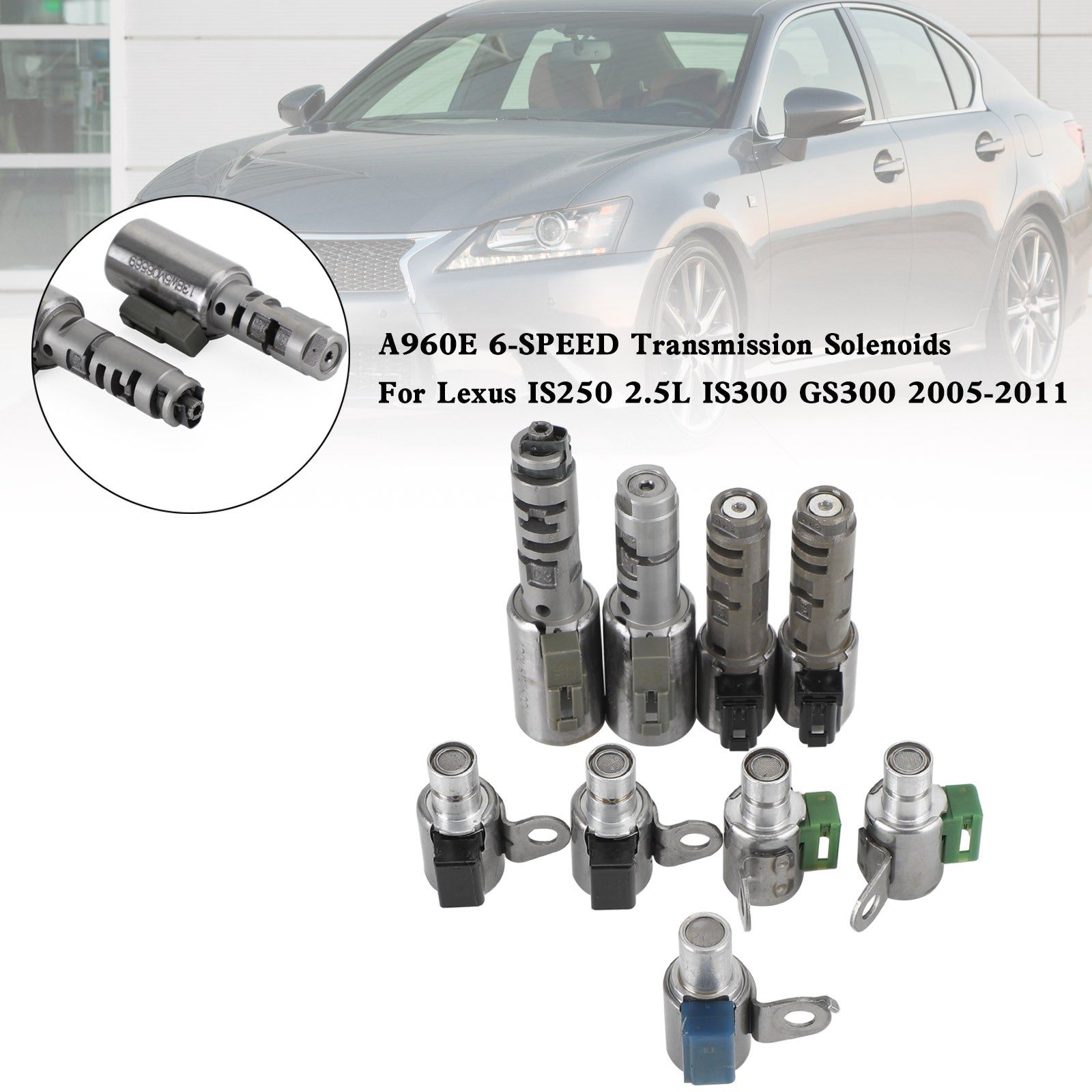 2005-2011 Lexus IS250 2.5L IS300 GS300 A960E Transmissie-magneten met 6 versnellingen