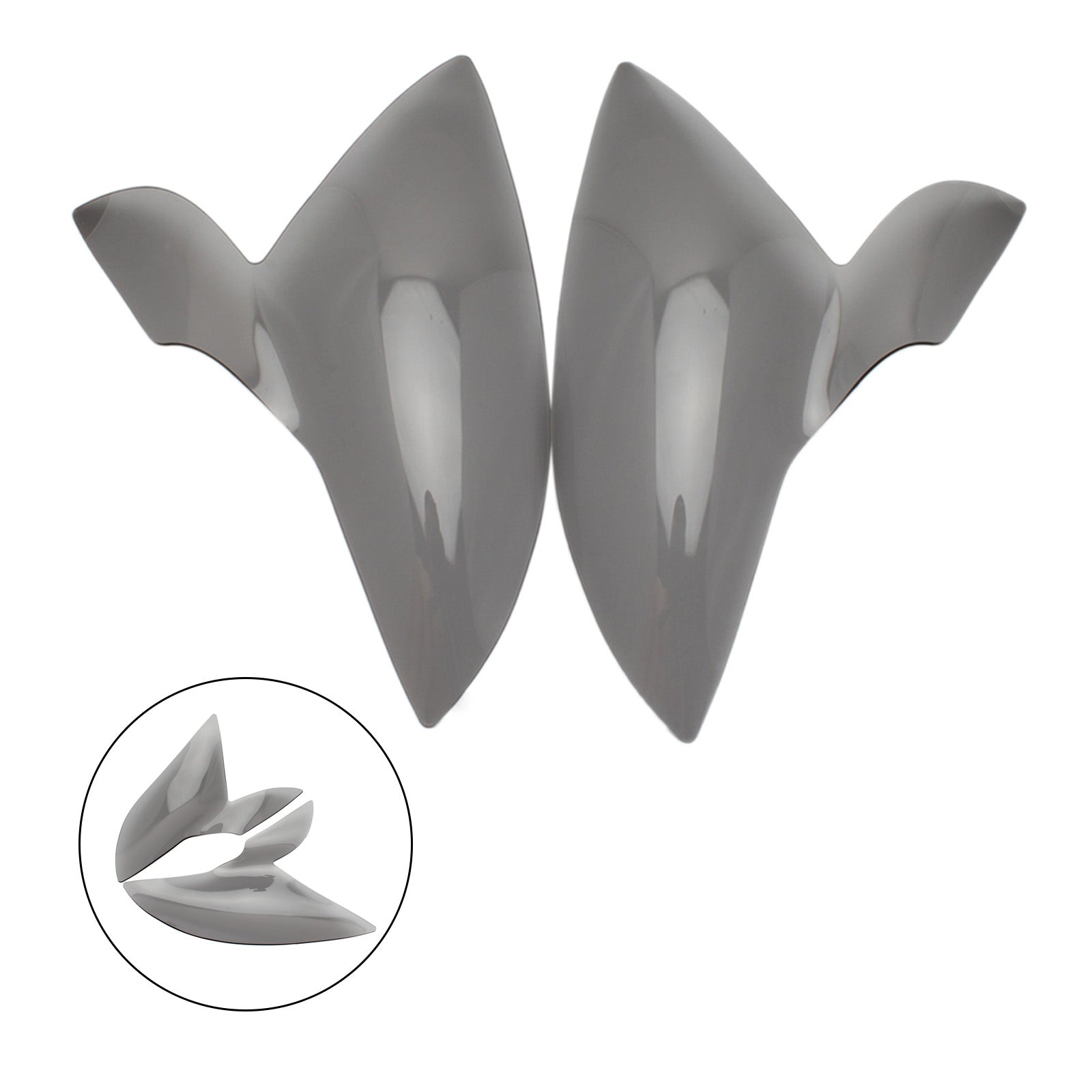 Protector de lente de faro delantero para Suzuki Gsx-S 1000F 2015-2021, color humo genérico