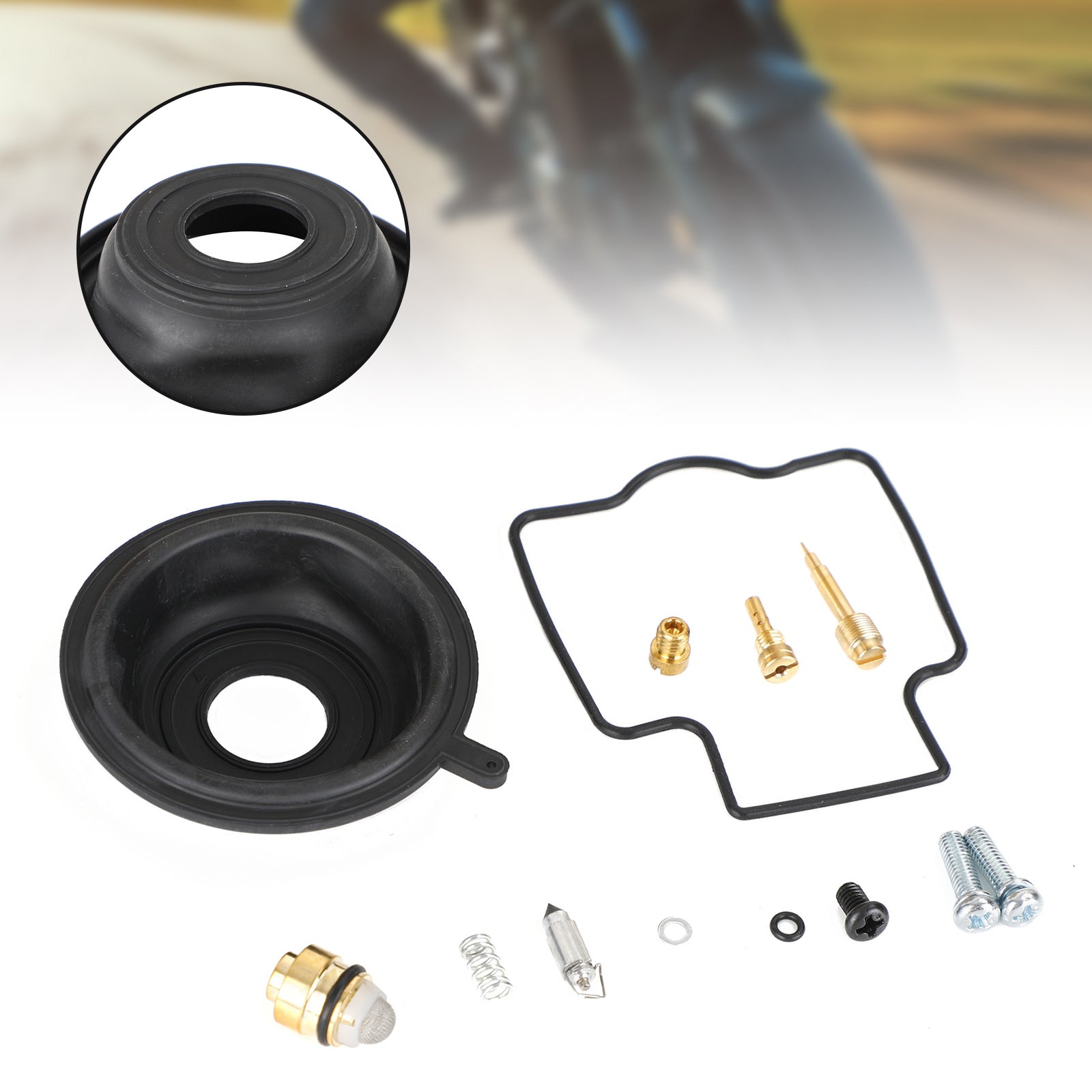 Kit de reconstruction de carburateur adapté pour Kawasaki ZXR250 1991-1995 ZX250 ZXR250R 1989-1991 générique
