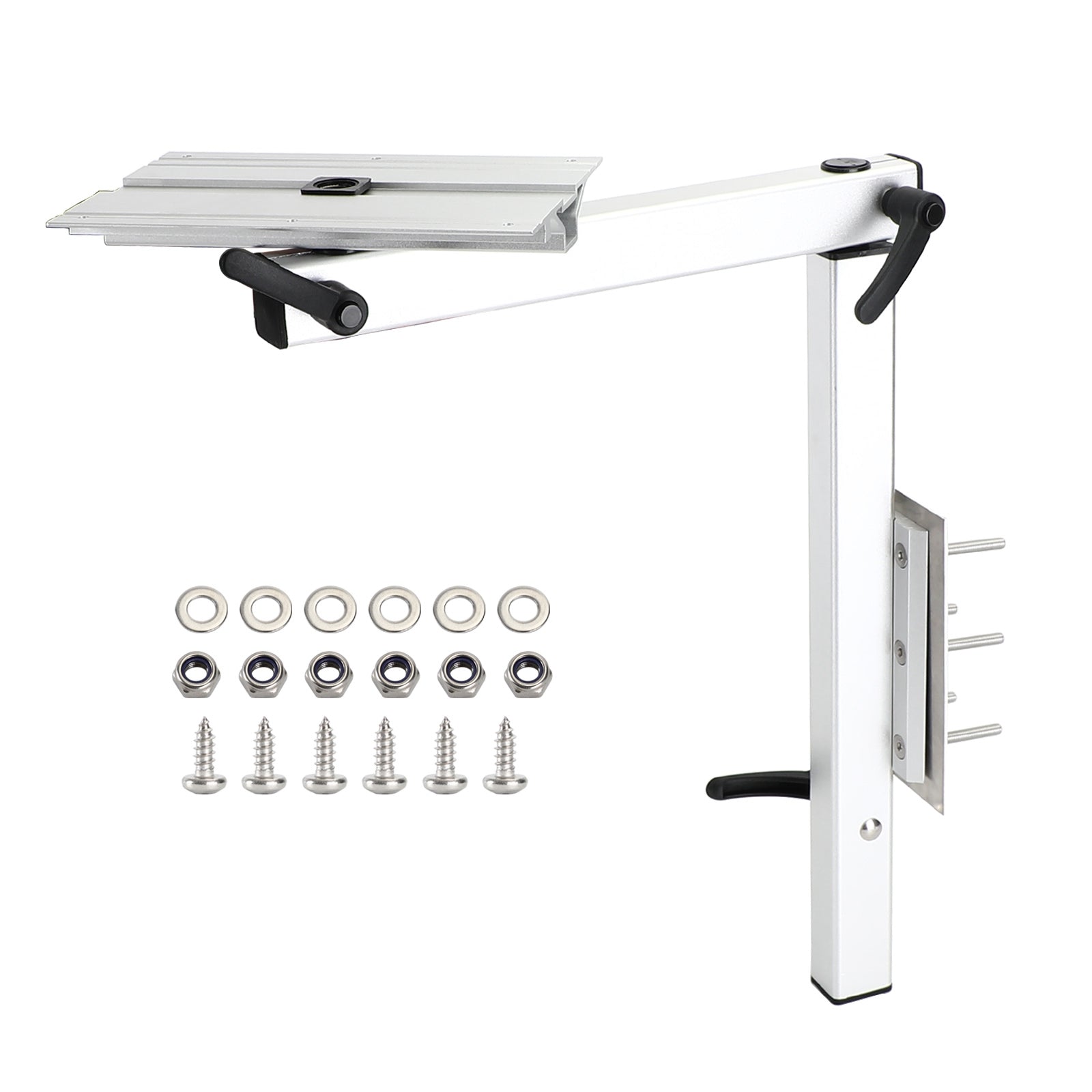 RV-bordsben svängbar 360-graders justerbar svängbar bordsben för marina, husbilar och husbilar