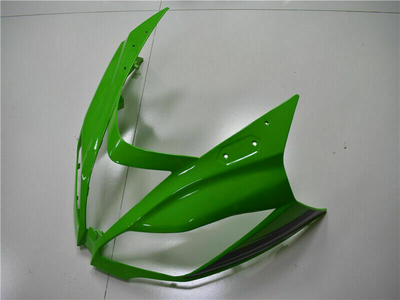 2013-2016 KAWASAKI ZX6R AMOTOPART FAIRING INJECTION KIT PLASTIQUE KIT VERT KIT ADM