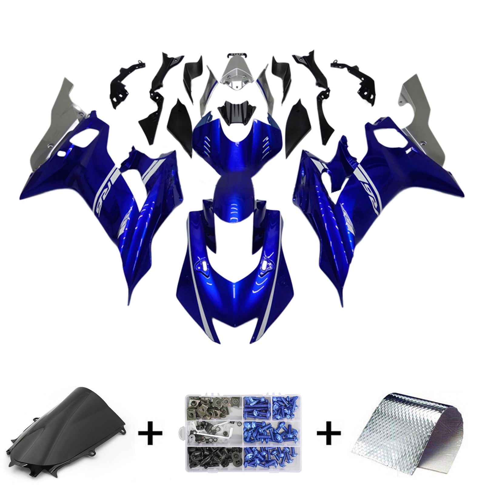 2017-2022 Yamaha yzf-r6 Kit de carénage kit de carrosserie en plastique