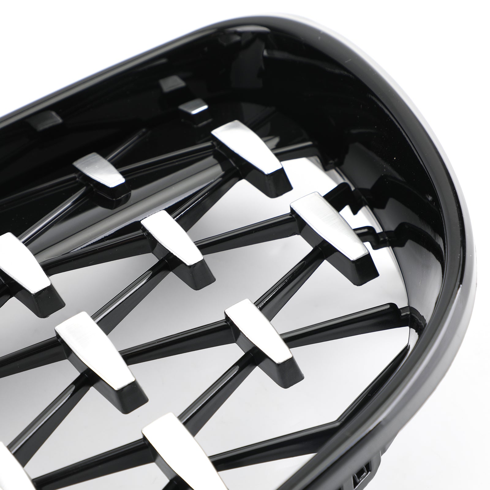 Frontgrille geschikt voor BMW 1-serie E81 E87 E82 E88 128i 135i 2008-2012 Zwart & Chrome Generiek