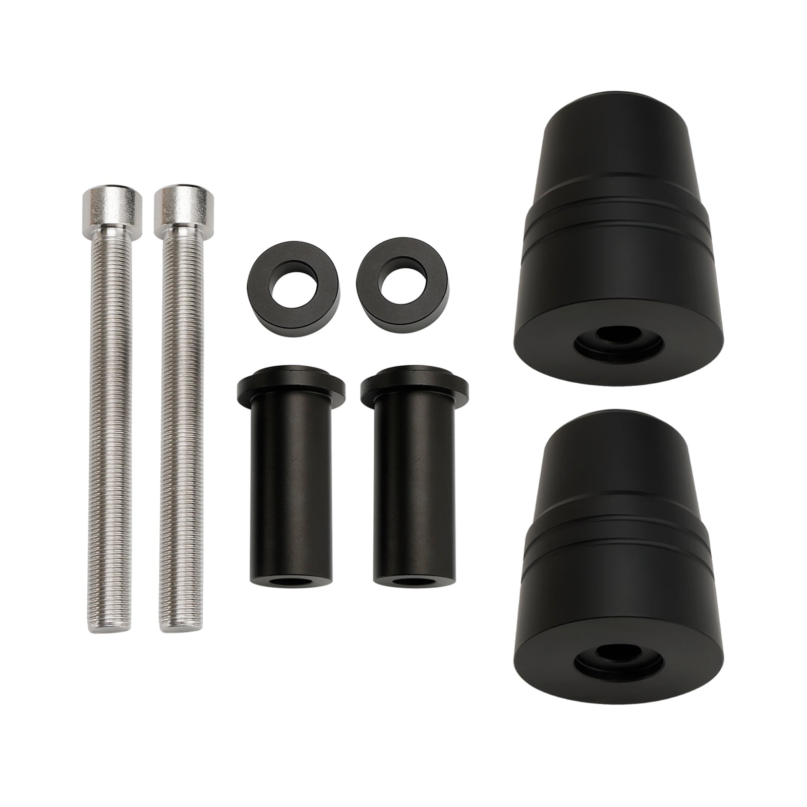 Yamaha MT-07 FZ-07 Tracer 2014-2023 Proteção ao controle deslizante do quadro do quadro de alumínio preto preto