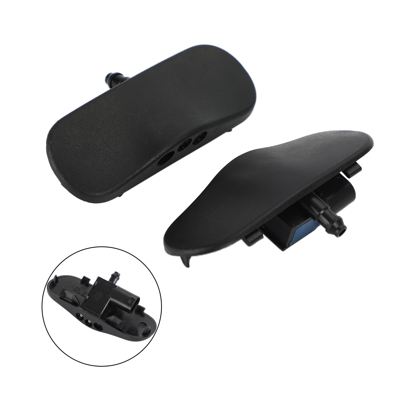 2x predné vyhrievané čelné sklo tryska na dýzu pre umývačky pre Audi A3 A4 Q3 Q5 Q7 TT