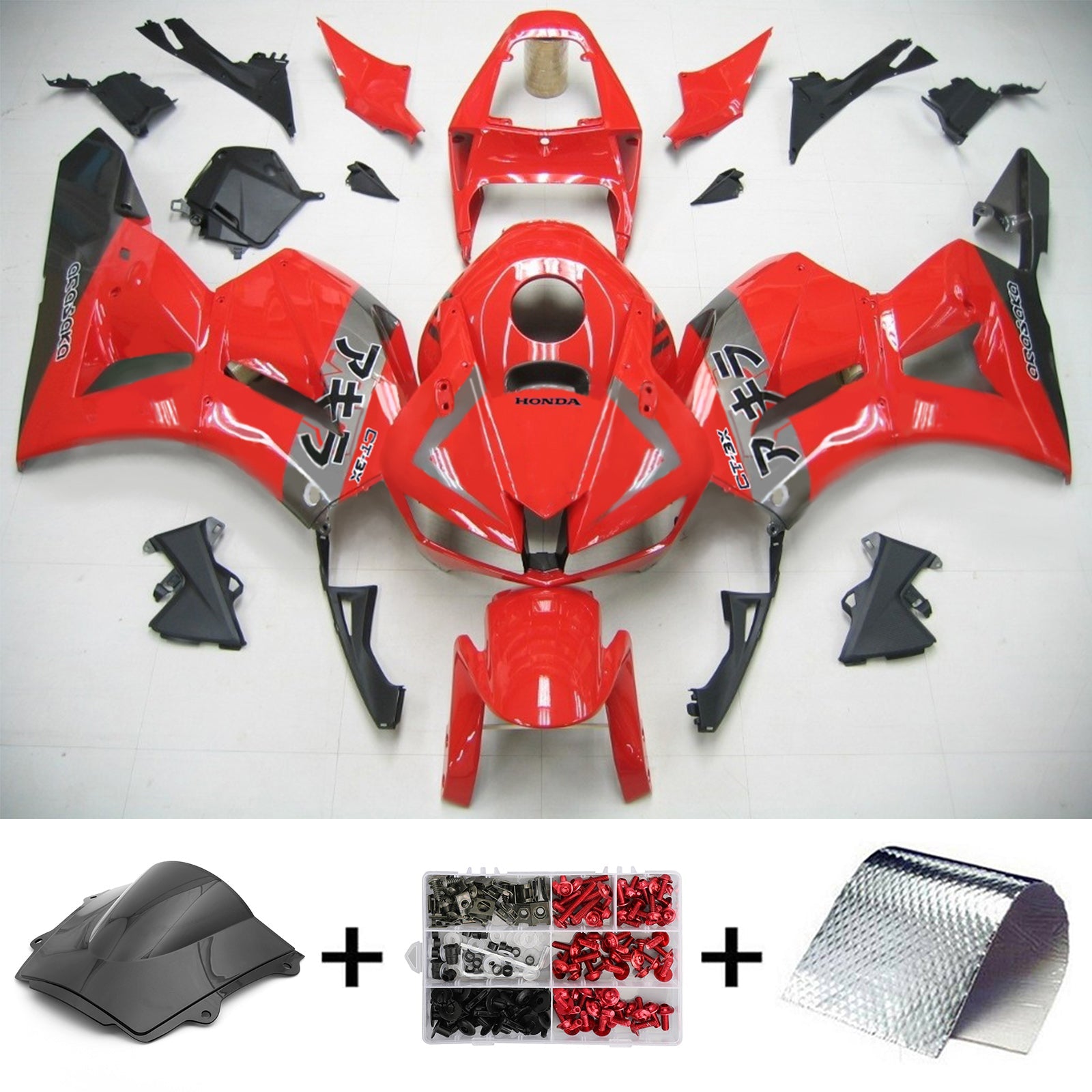 2013-2023 Honda CBR600RR F5 Kit de carénage injection Bodywork Plastic Abs # 101