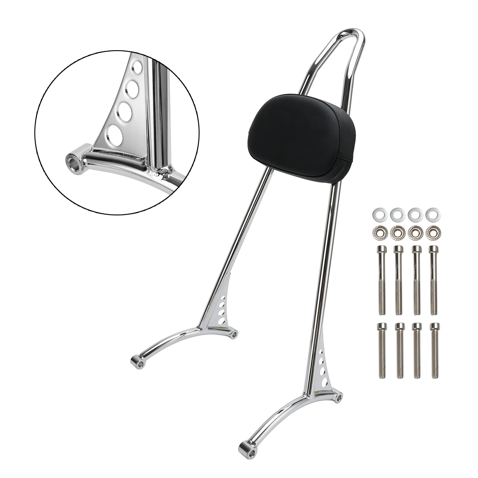 Dossier de barre Sissy passager pour Sportster Iron 883 1200 XL 48 72 2004-plus tard