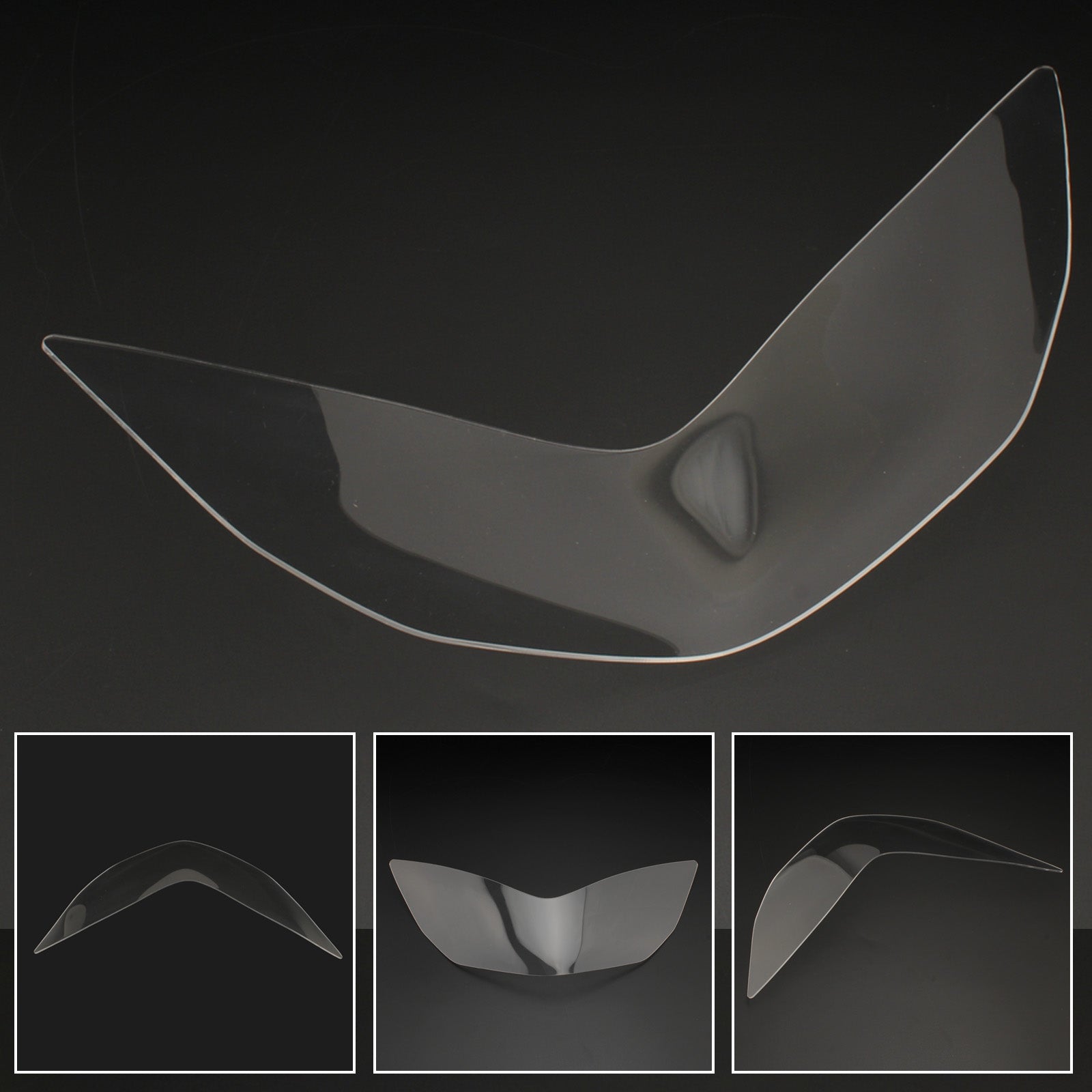 Protector de lente de faro delantero, lente protectora para Honda Forza 300 2018-2019, humo genérico