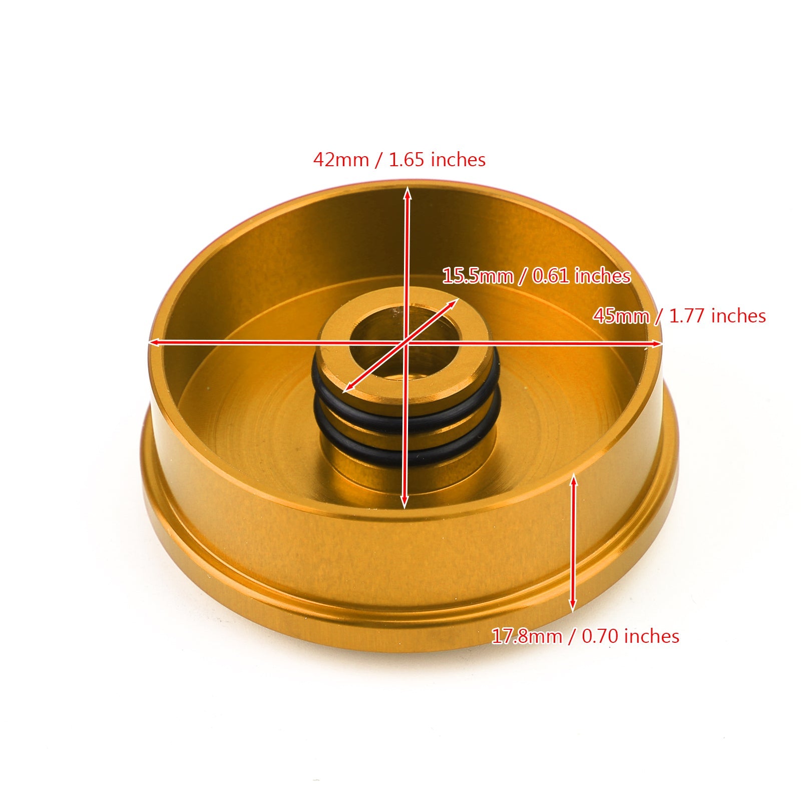 CNC styringstamhette Yoke Frame Plug Insert for BMW R Nine T R9T 2013-2016 Generisk