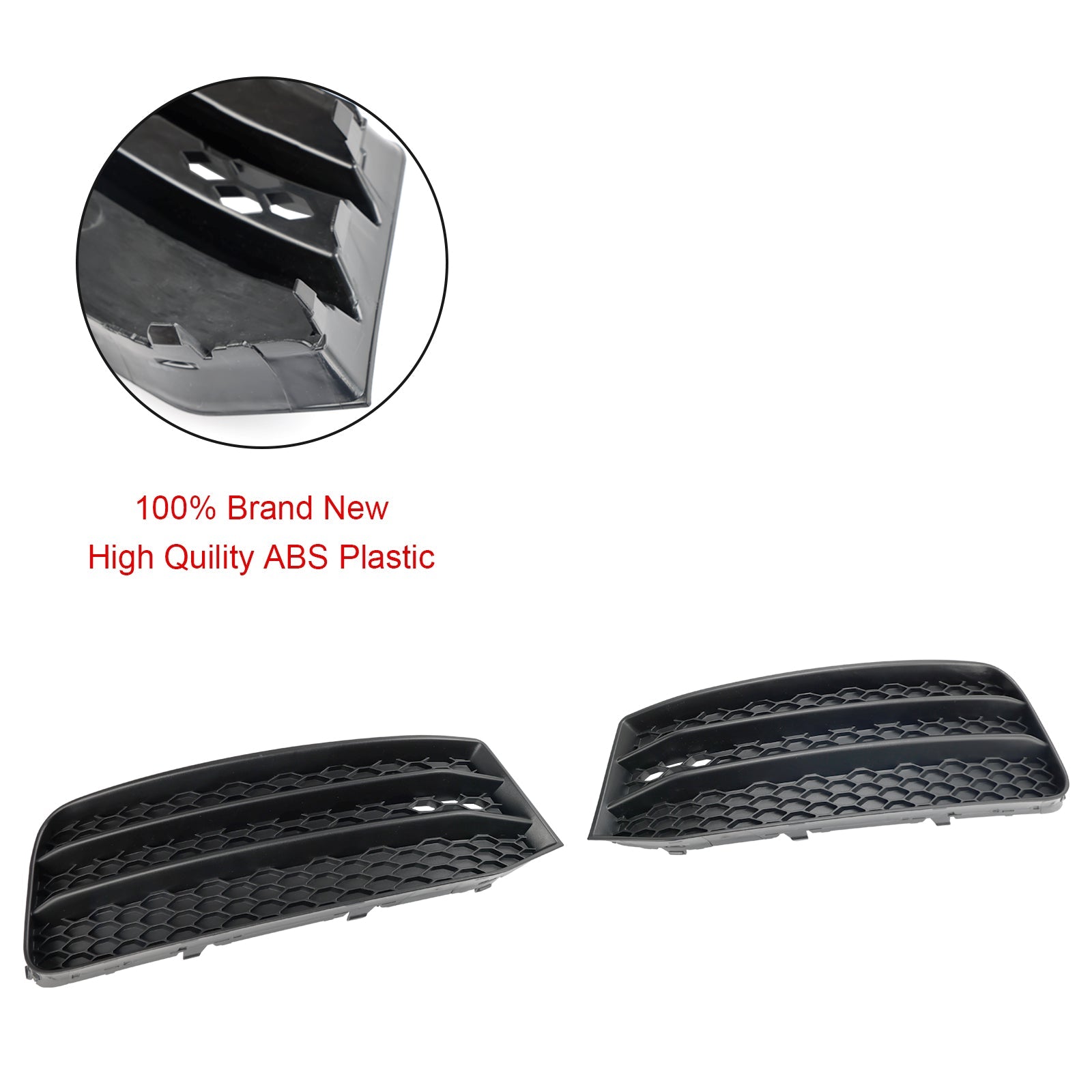 2015-2018 Audi A1 8x predný nárazník hmlová hmla Grill Grill 2ks