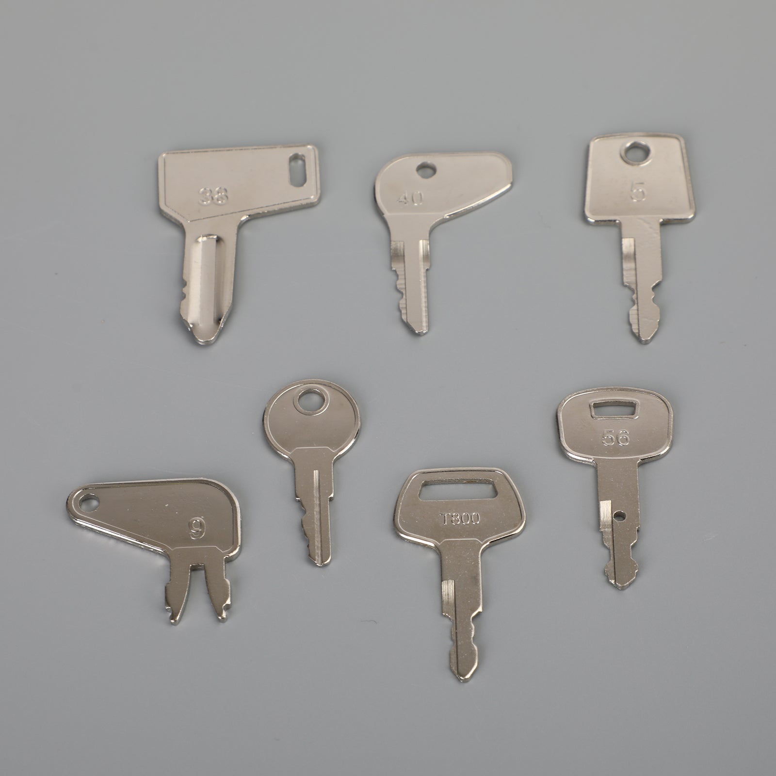 Jeu de clés de contact pour matériel de construction lourd, 35 pièces, pour caisse de chat JD Komatsu