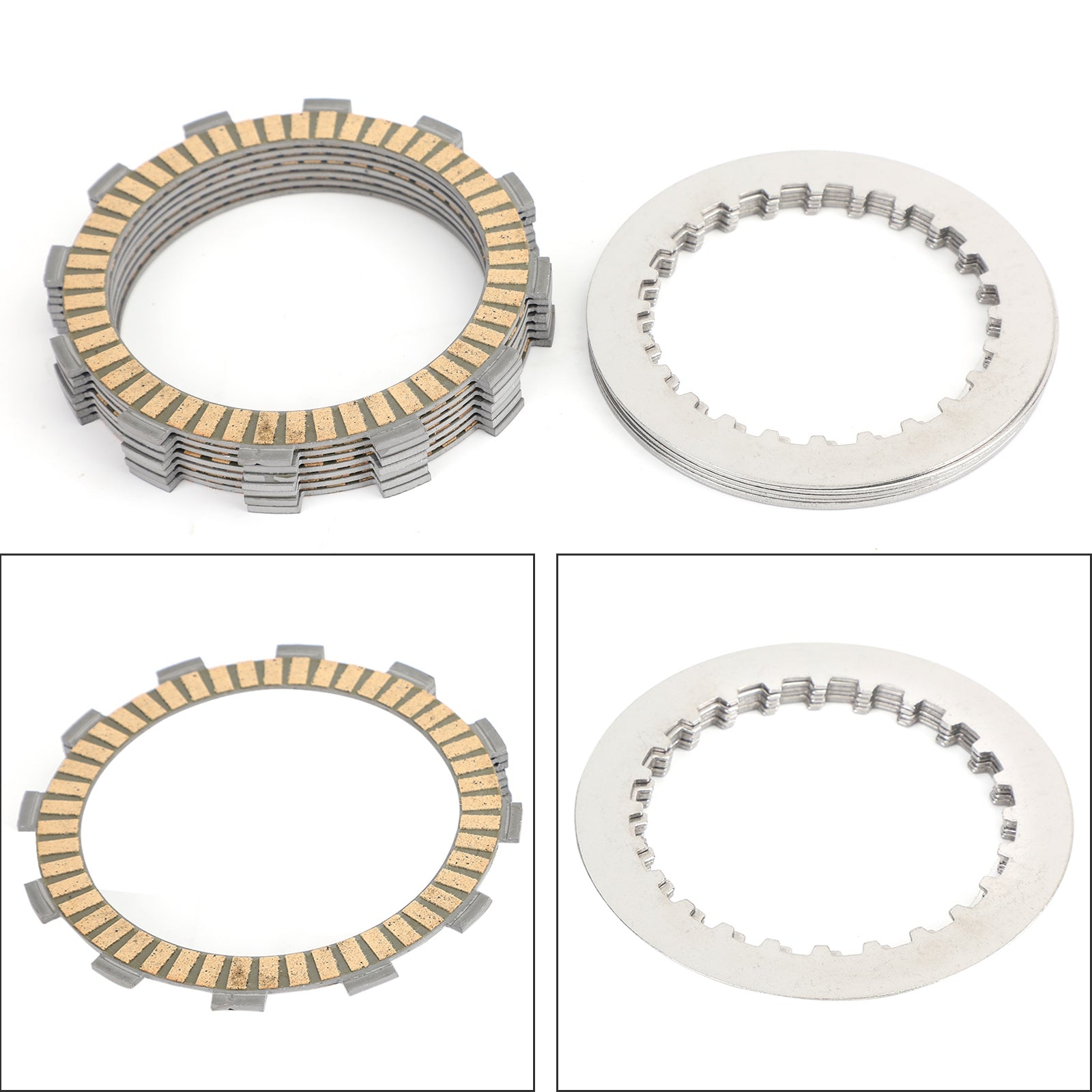 Kopplingssats stål & Friktionsplattor för Honda CR125R CR 125 R 1986-1999 Generisk