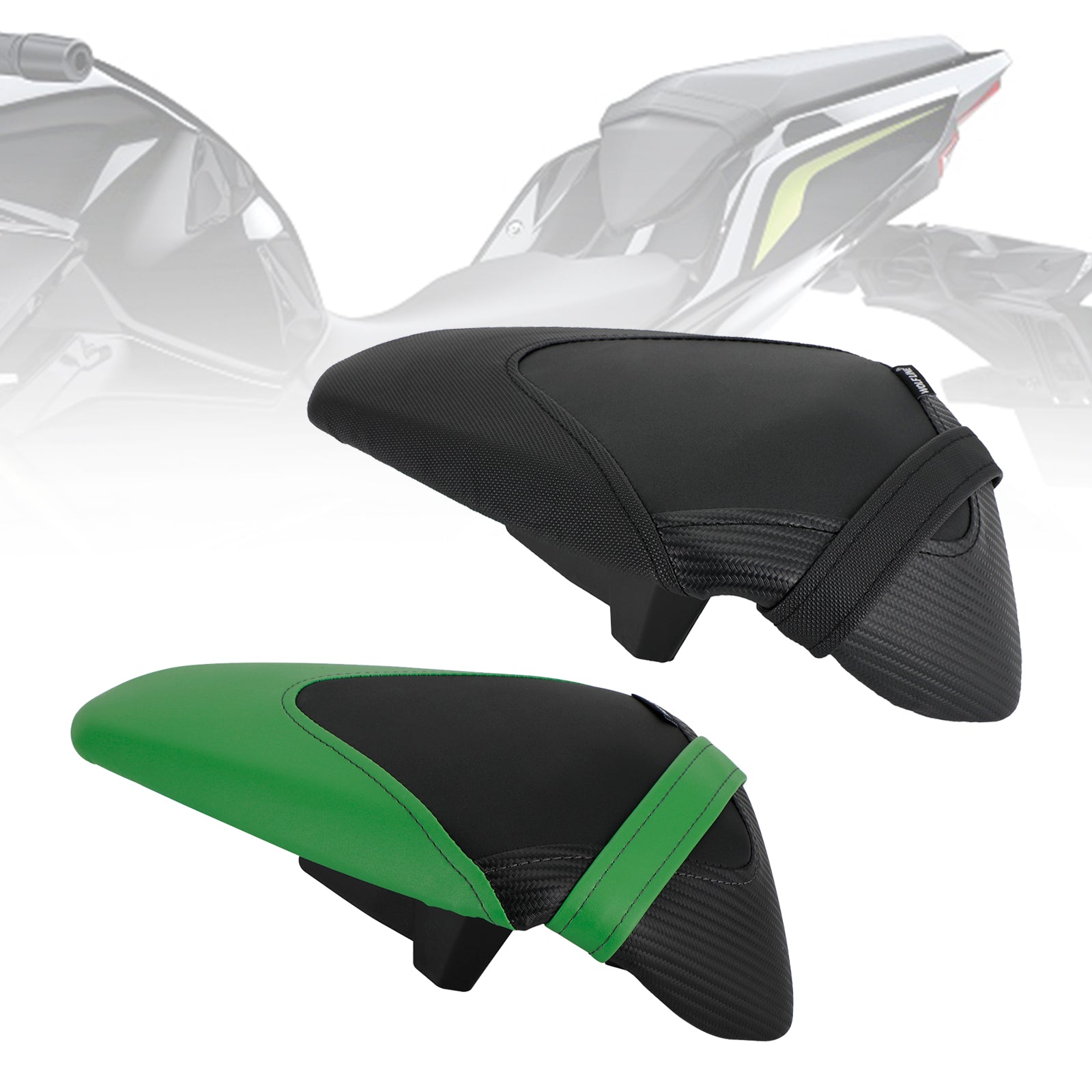 Bakre passagerarsäte Pillion Saddle Flat för Kawasaki Ninja 400 Z400 18-22