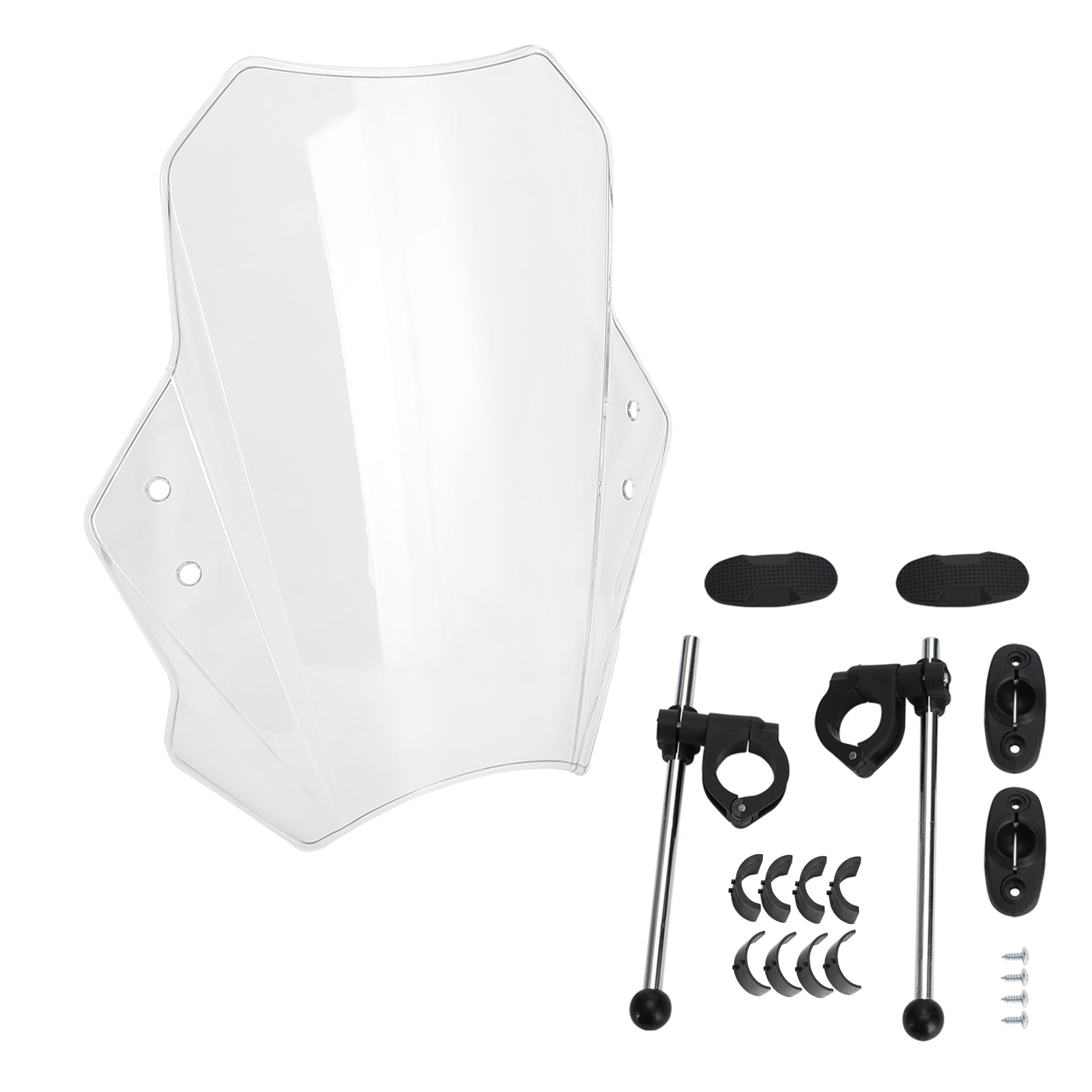 Parabrisas Universal para motocicleta, parabrisas ajustable, manillar de 22MM, 25MM y 28MM