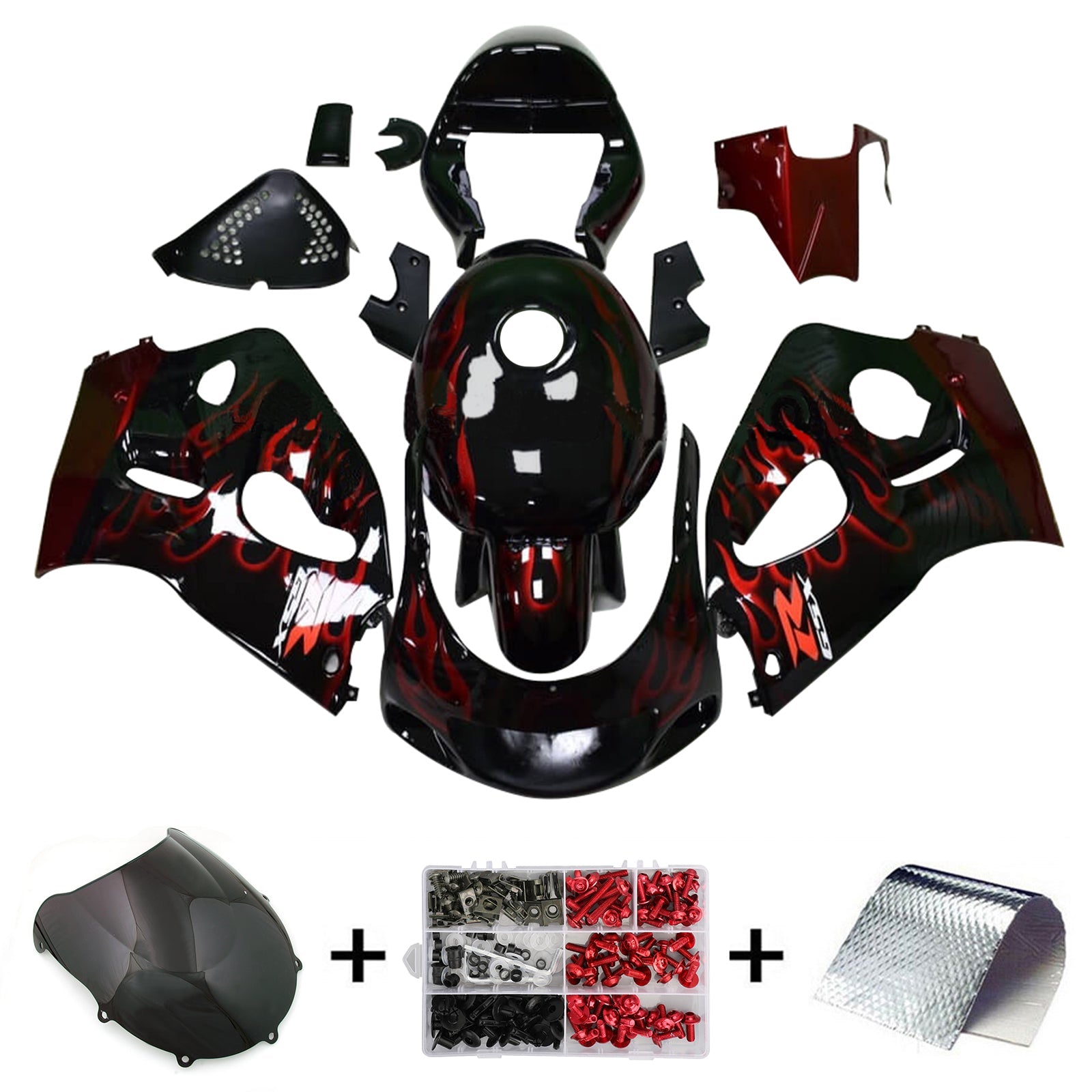 1996-2000 Suzuki GSXR600 1996-1999 GSXR750 FAIRING KIT BODYWORK