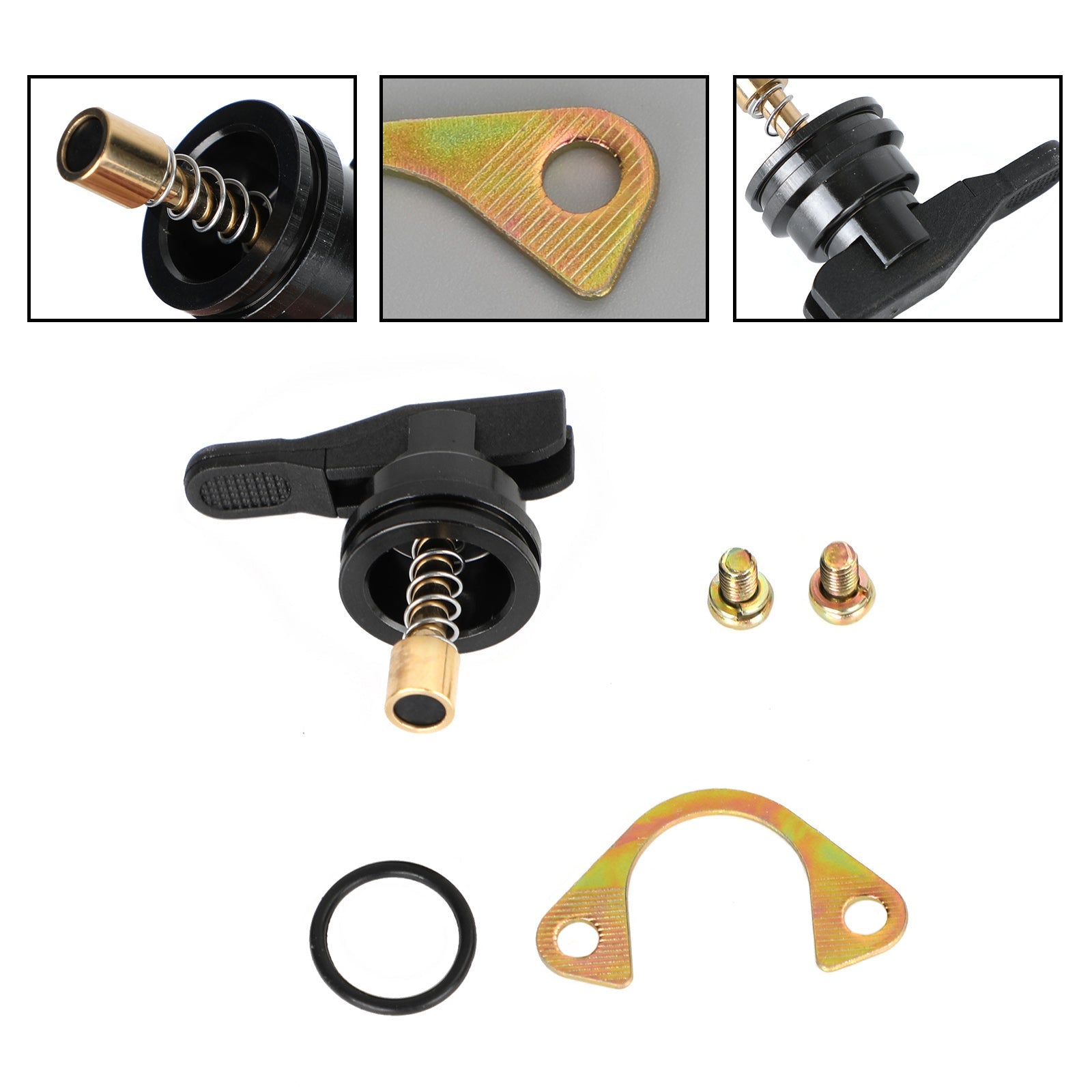 Förgasare manuell choke -knappstartventilkolv för phvA phvb phbn 53015 generisk