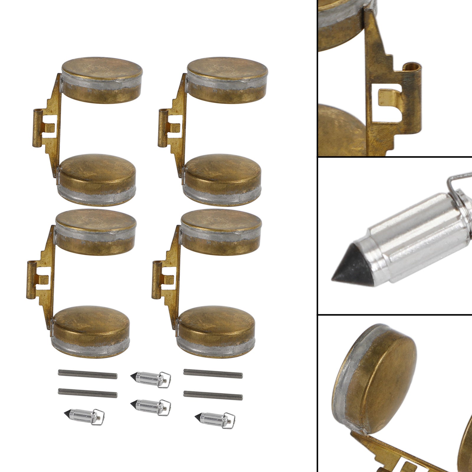 Honda CB100 CB350 XL100 XL125 XL175 SL100 4X Kit de réparation de carburateur flotteur
